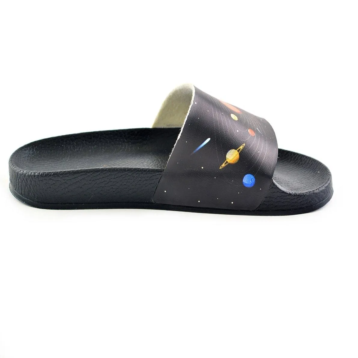 Black Space System Patterned Sandal - CAP202