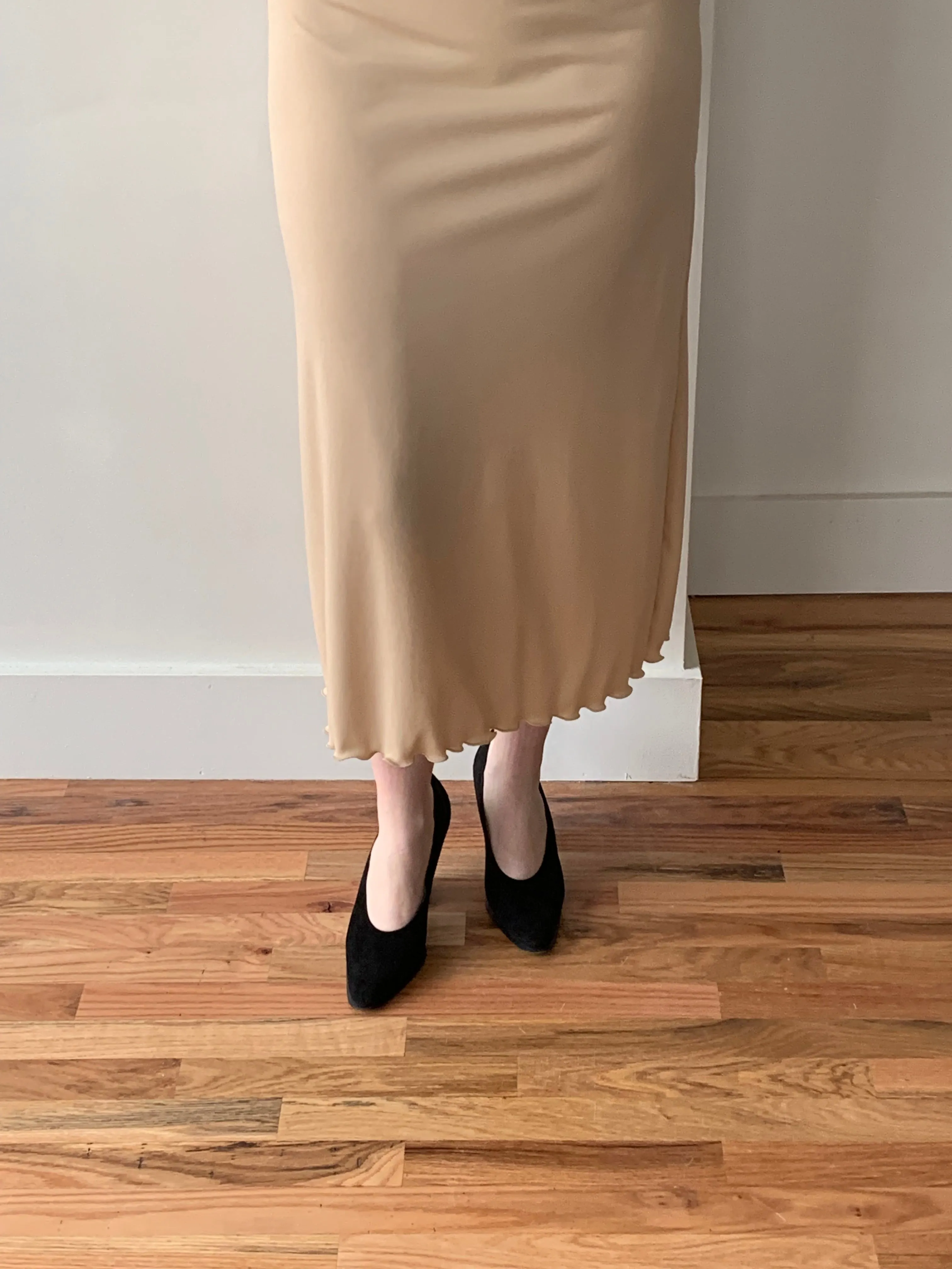 Black vintage YSL pumps