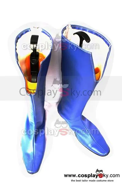 Bleach Soul Cosplay Boots Shoes-Blue