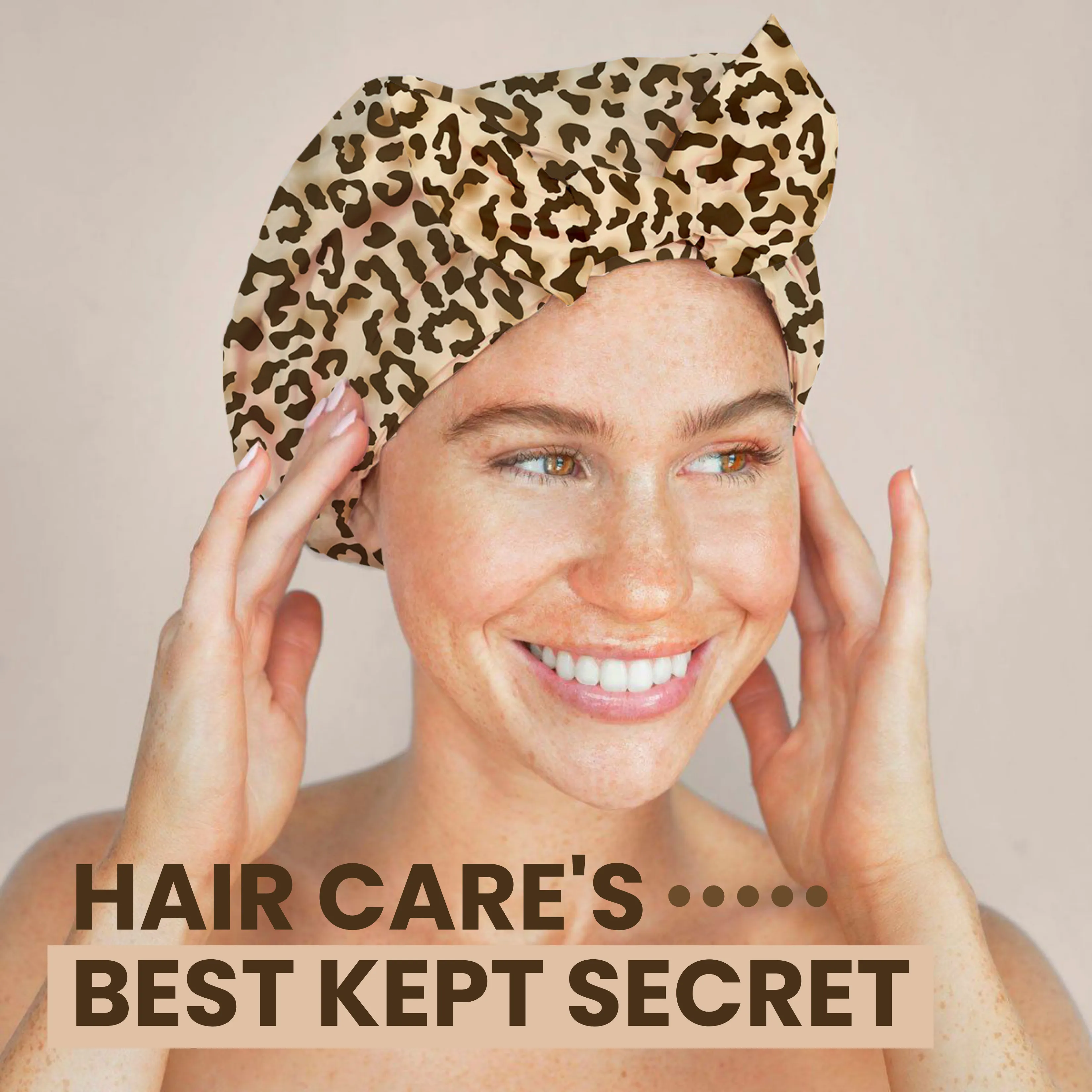 Bluhen - Leopard Print Shower Cap