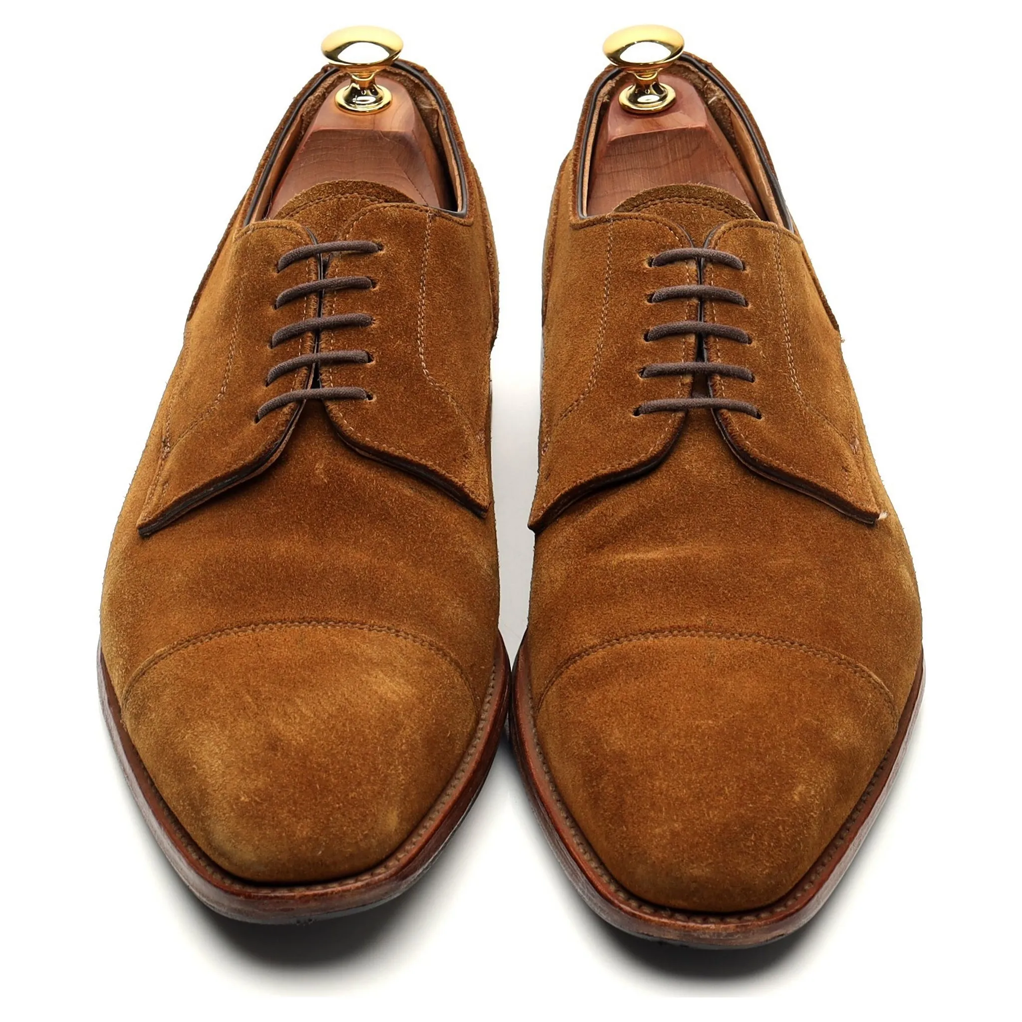Bodileys 'Brooke' Snuff Brown Suede Derby UK 9 F