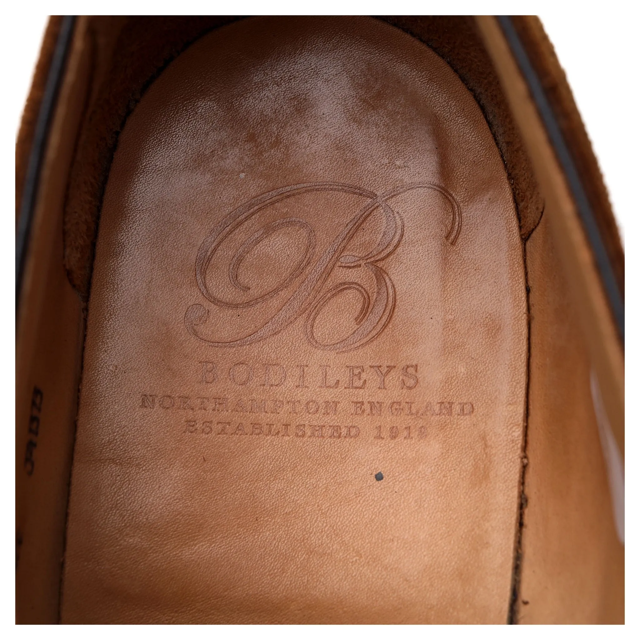 Bodileys 'Brooke' Snuff Brown Suede Derby UK 9 F