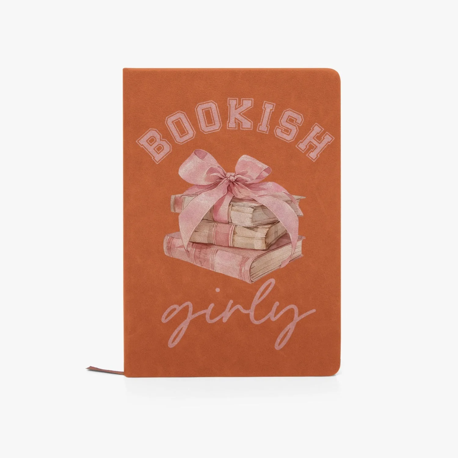 Bookish Girly. PU Leather Journal Notebook