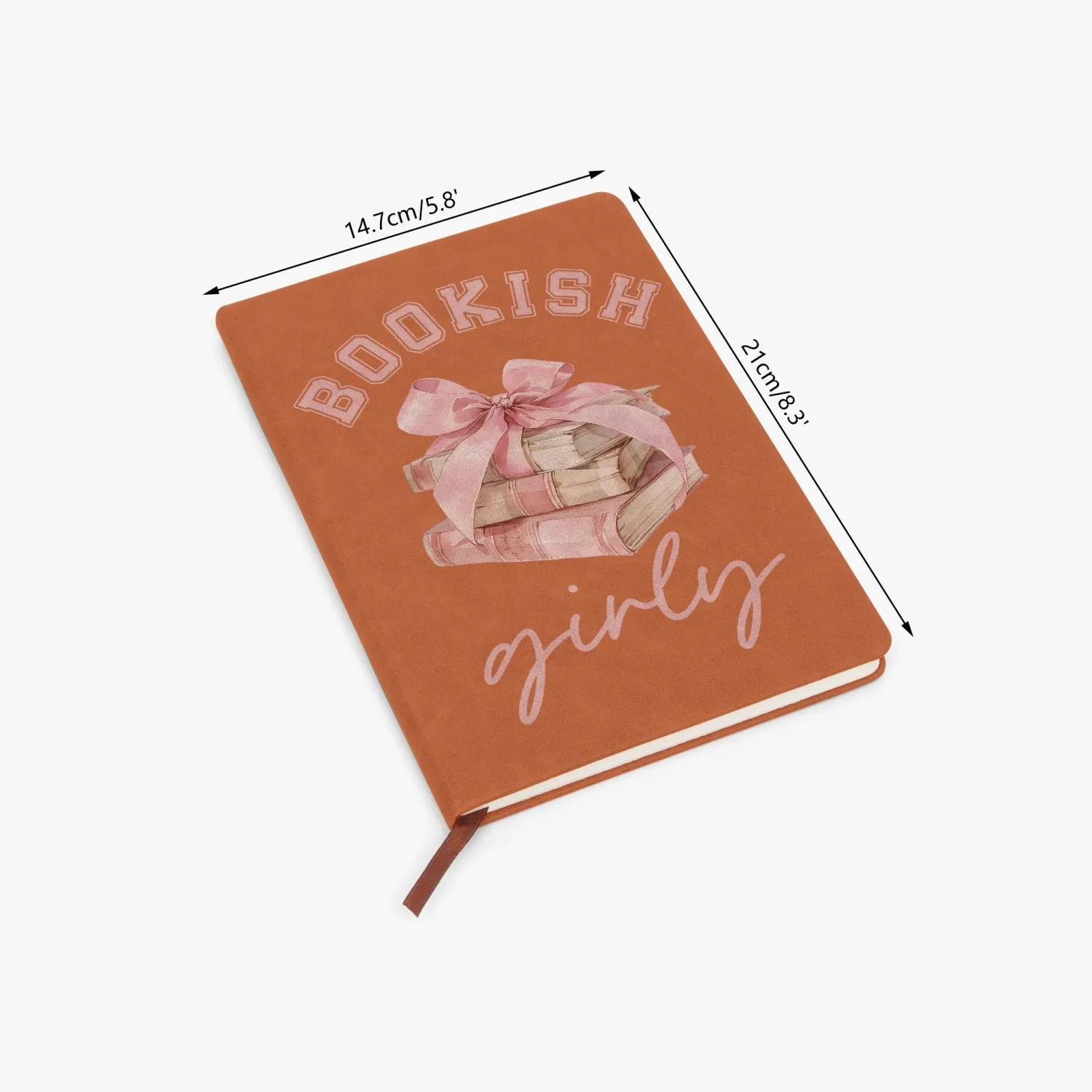 Bookish Girly. PU Leather Journal Notebook