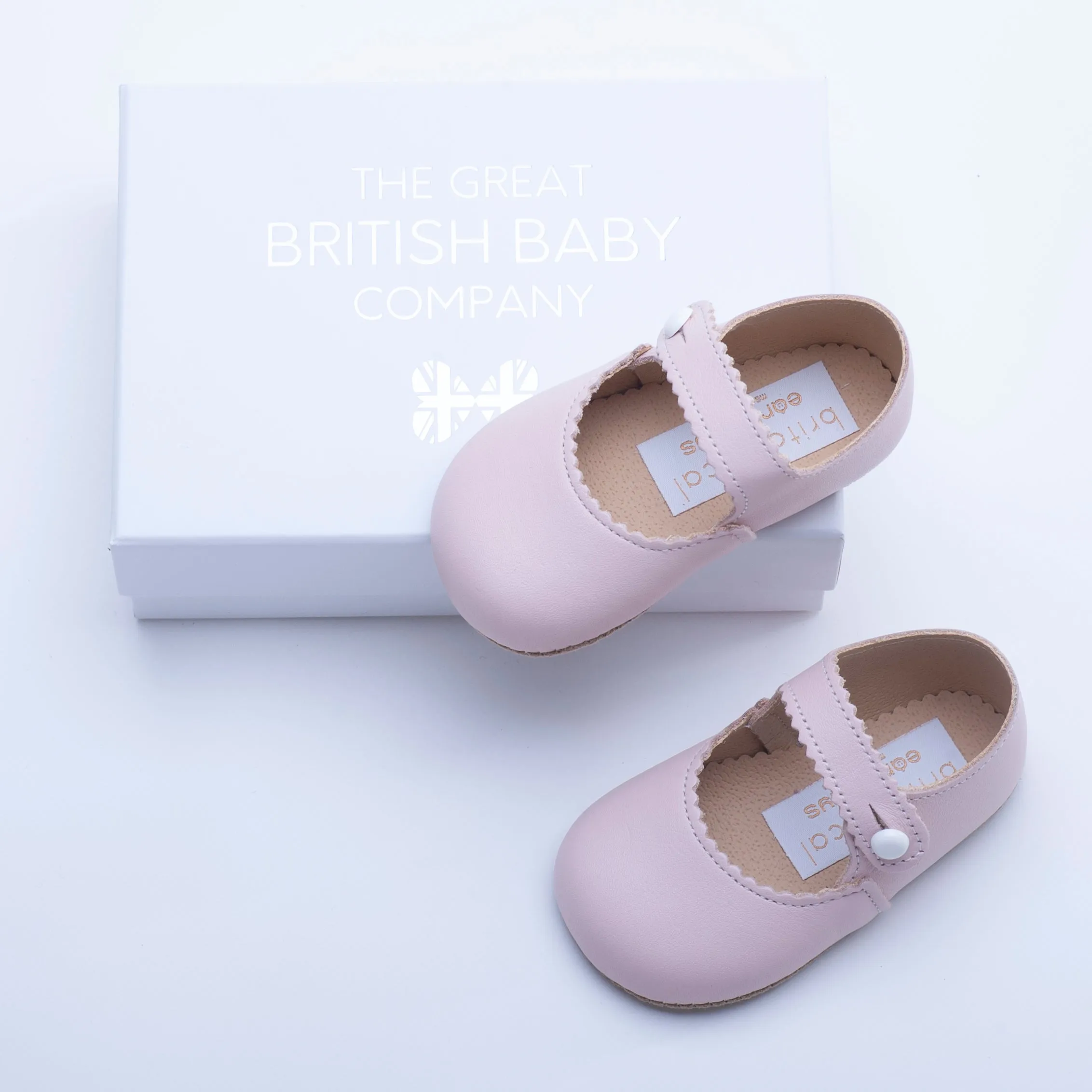 Britannical x Early Days - Emma Pre-Walker Baby Girl Shoes - Blossom Pink