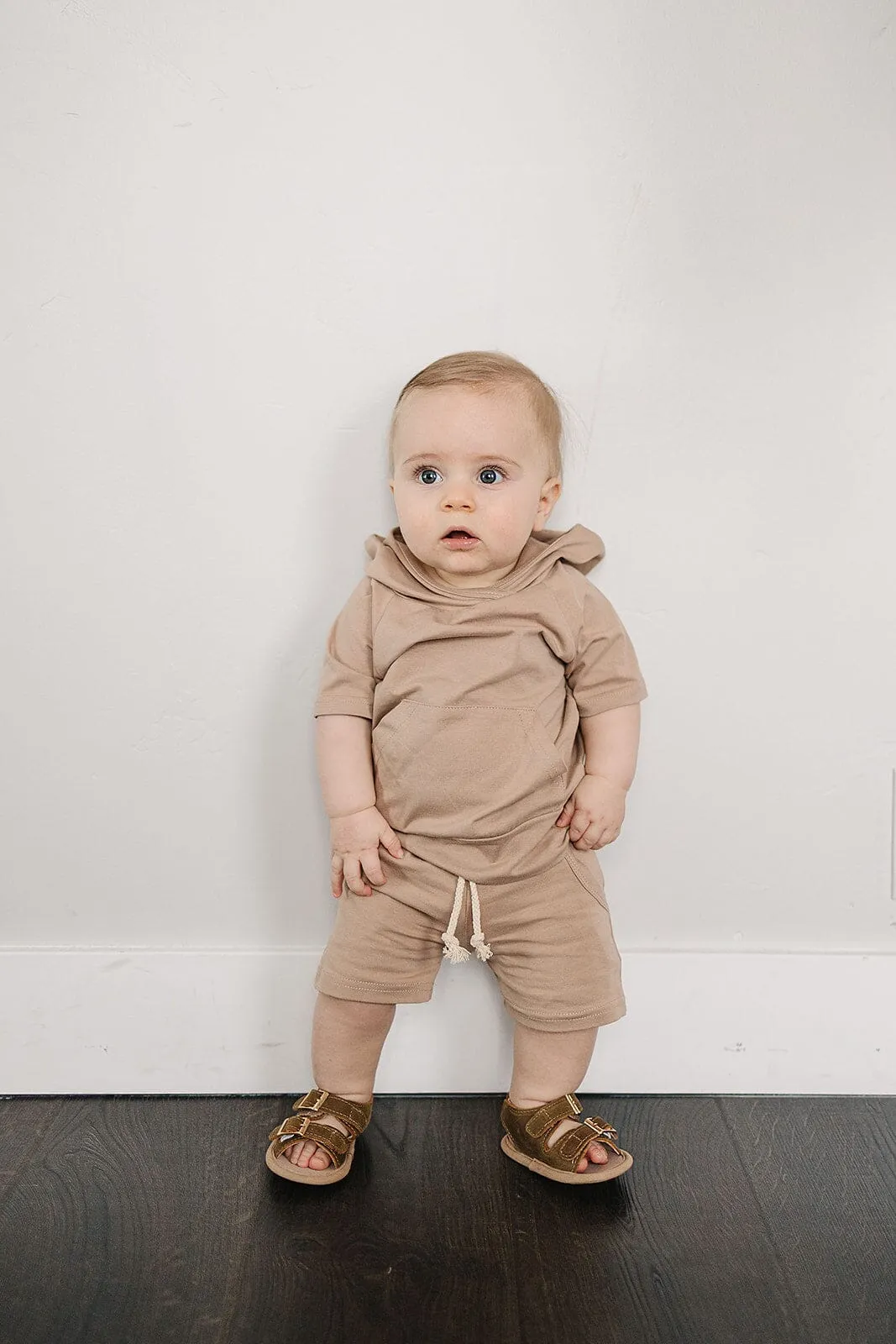 Brown- Summer Sandal - US Size 2-4 - Soft Sole
