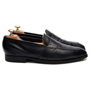 'Buckingham' Black Leather Loafers UK 8.5 E