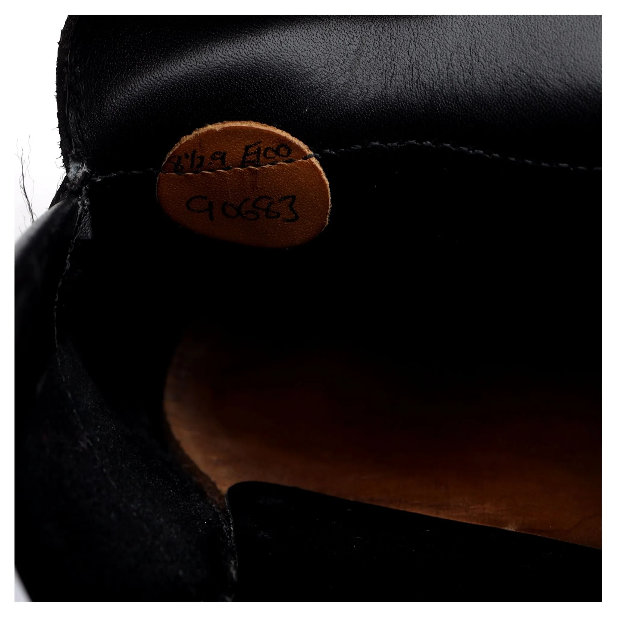'Buckingham' Black Leather Loafers UK 8.5 E