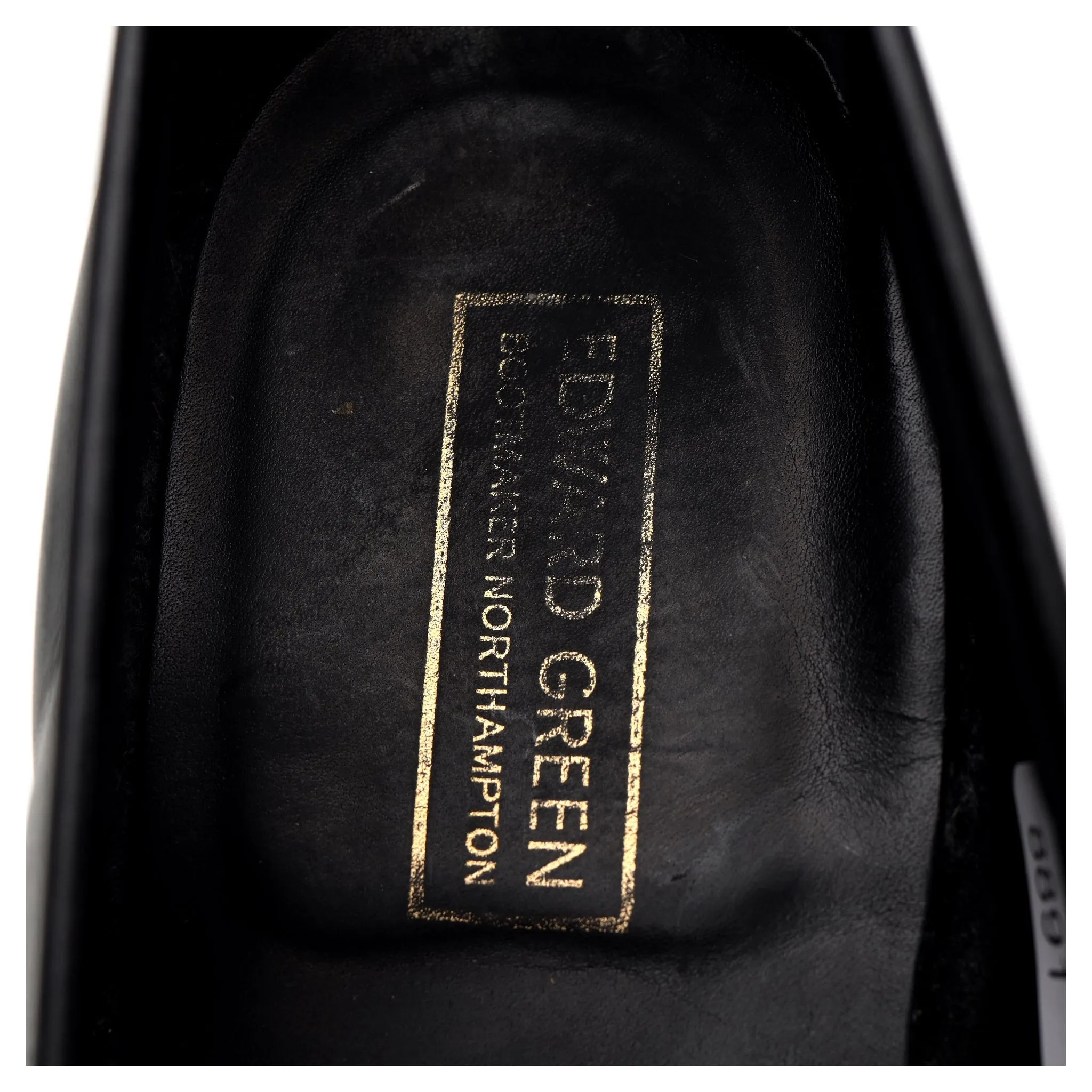 'Buckingham' Black Leather Loafers UK 8.5 E