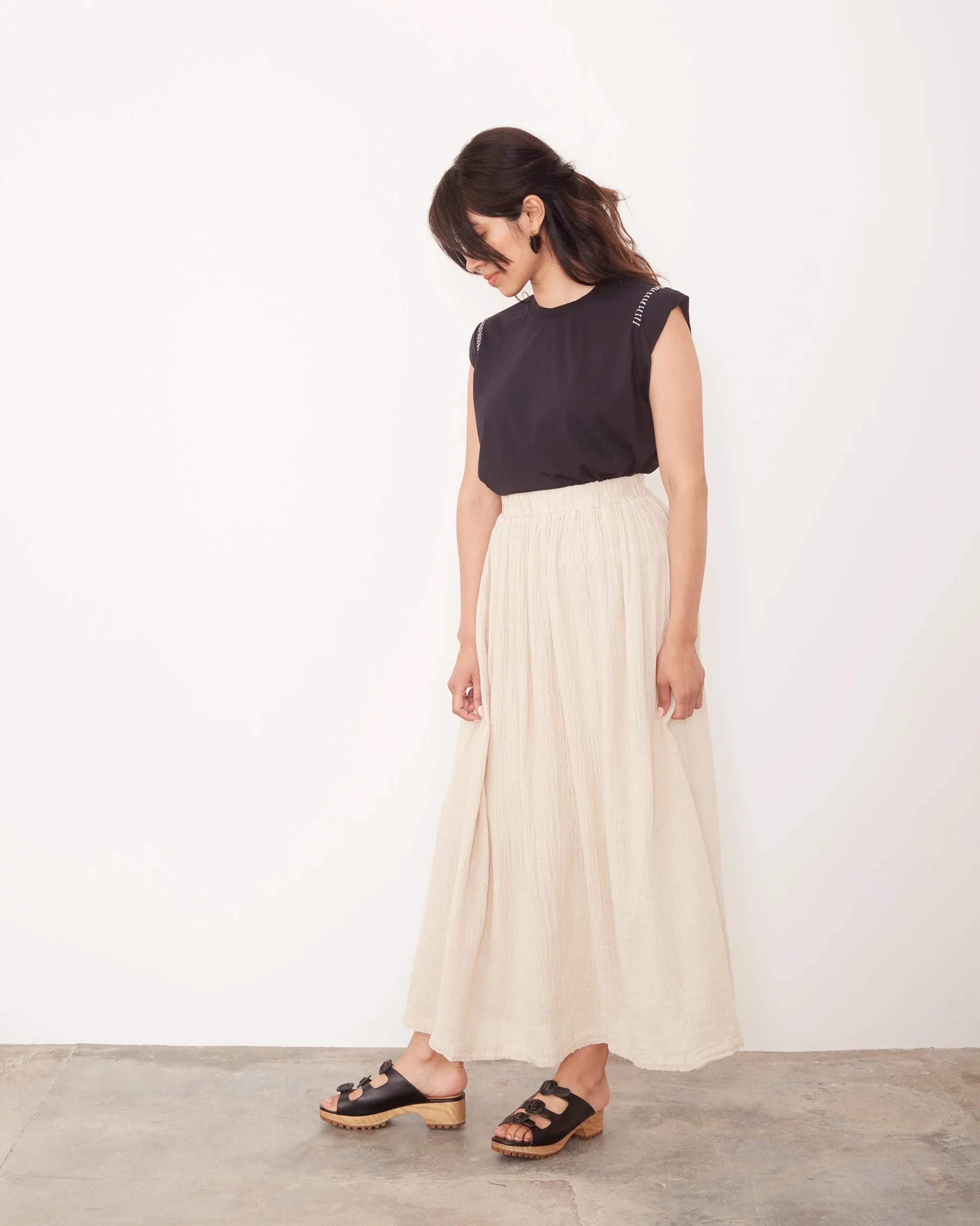 Buckle Clog in Black