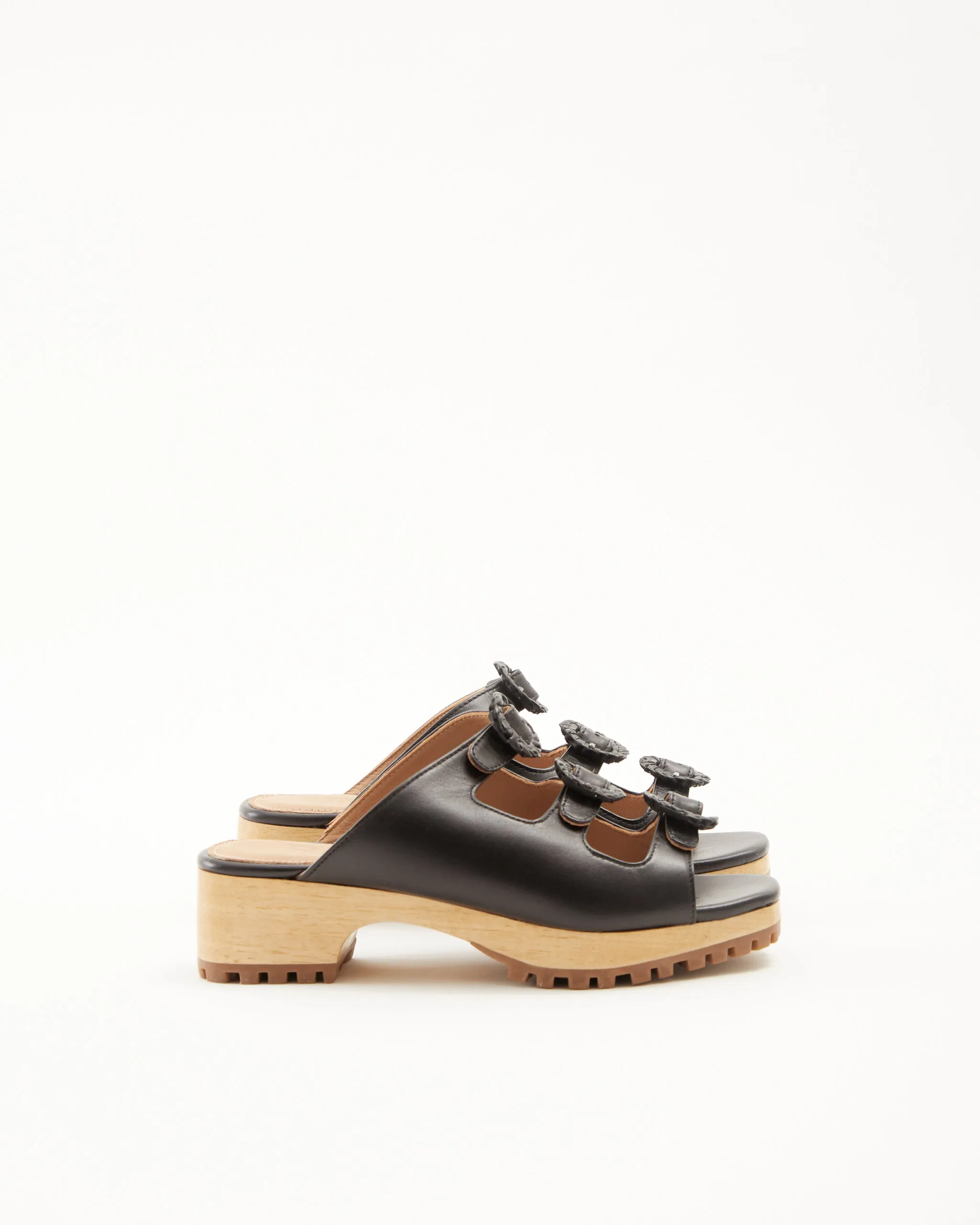 Buckle Clog in Black