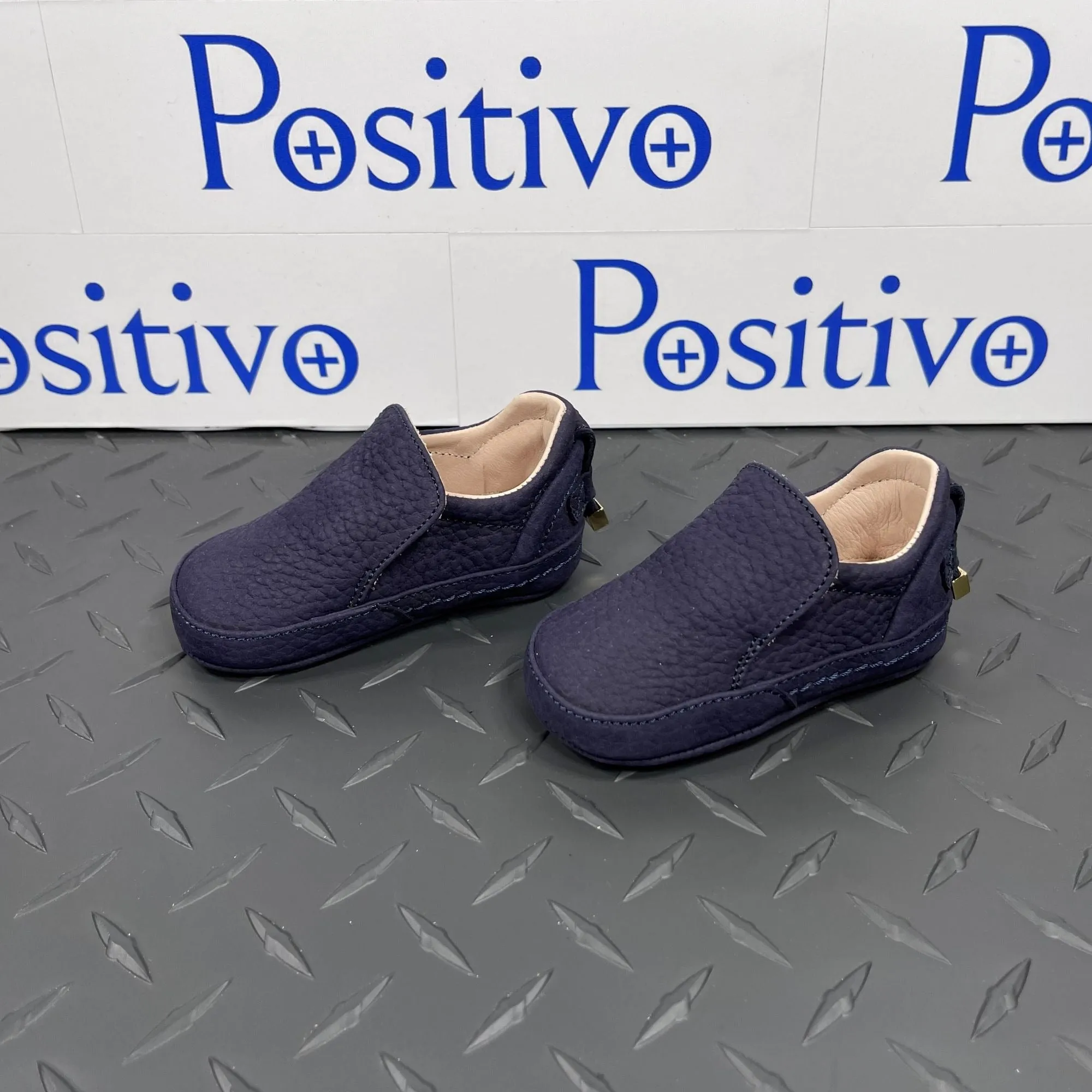 Buscemi 40MM Baby Nubuk Blue Ink Sneakers