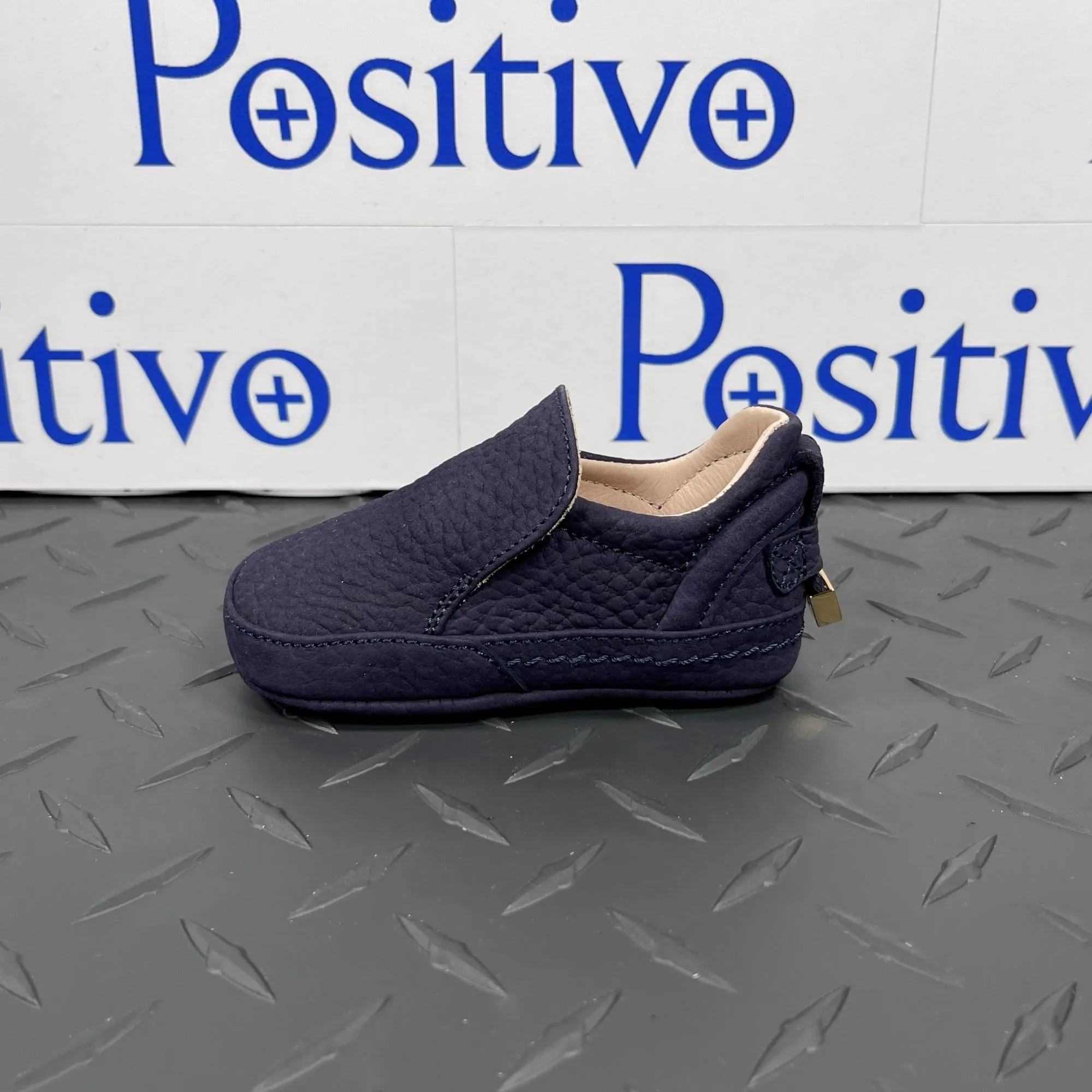 Buscemi 40MM Baby Nubuk Blue Ink Sneakers