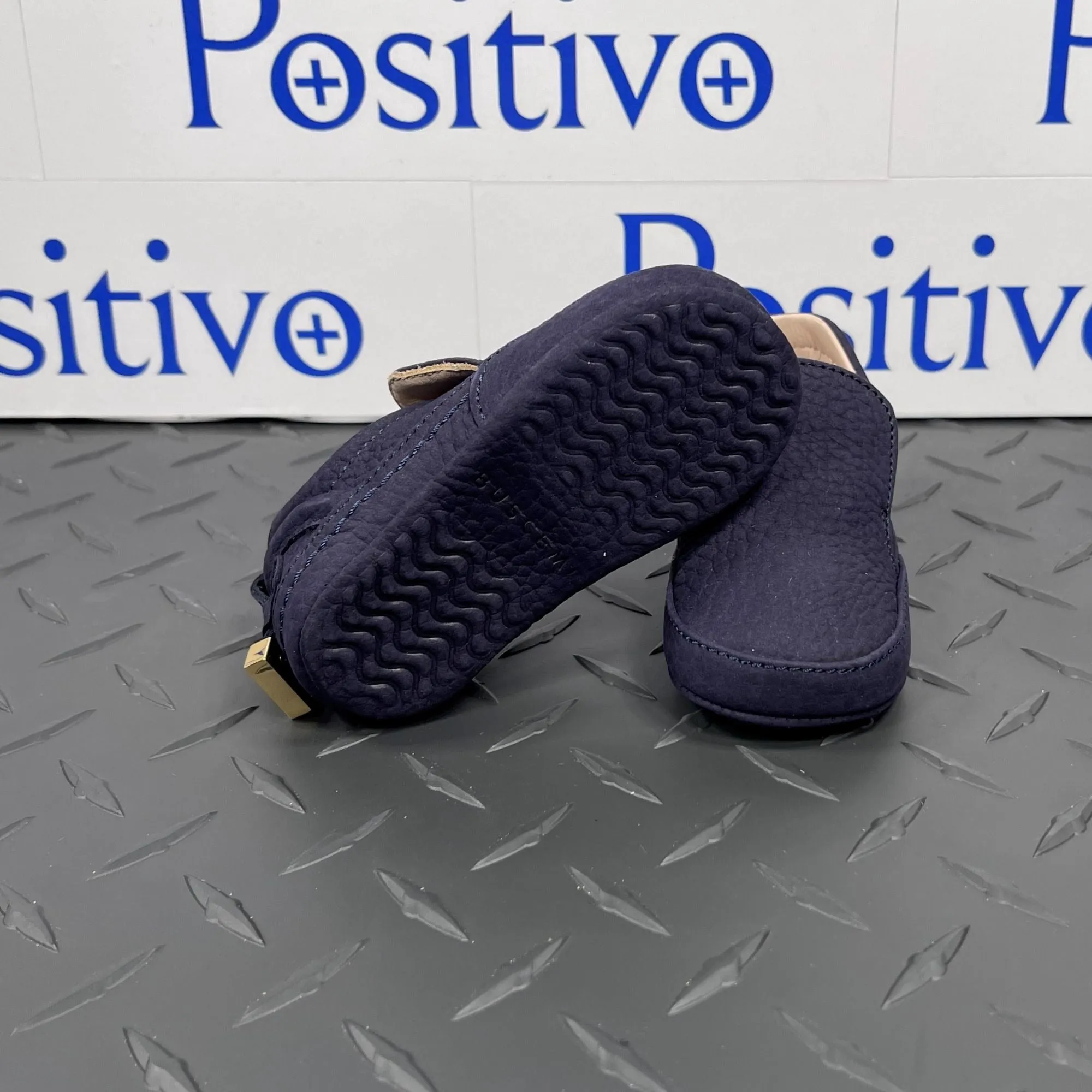 Buscemi 40MM Baby Nubuk Blue Ink Sneakers