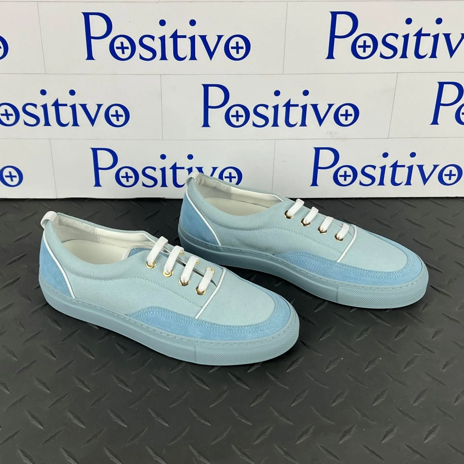 Buscemi Women's Cali Cielo Leather Low top Sneakers SAMPLE