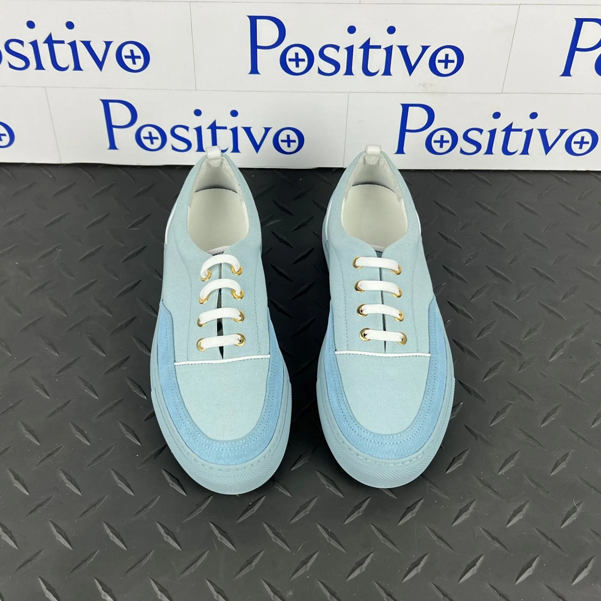 Buscemi Women's Cali Cielo Leather Low top Sneakers SAMPLE