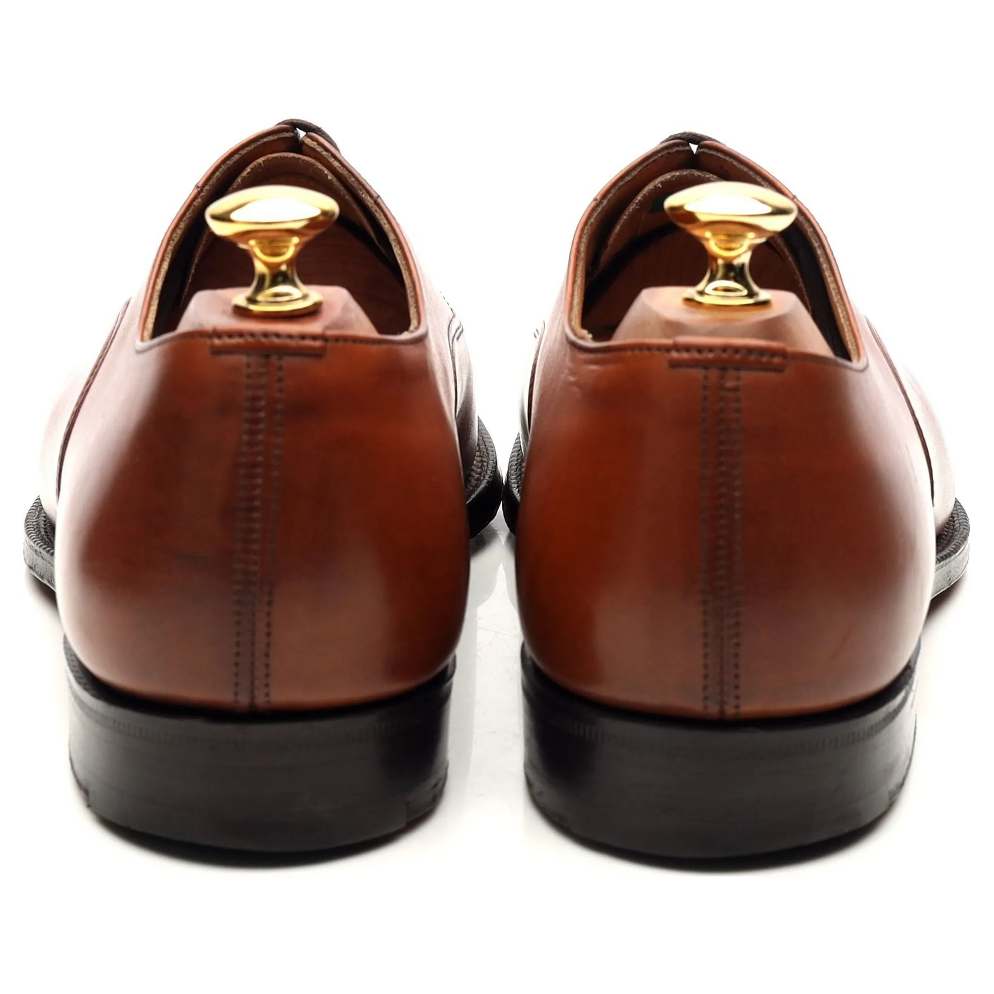 'Canberra' Tan Brown Leather Oxford UK 9 F