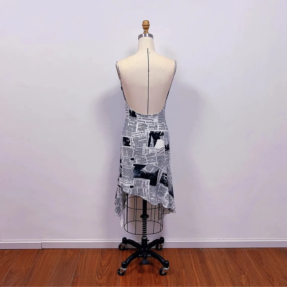 Carrie Bradshaw Newspaper Dress inspired Outfits