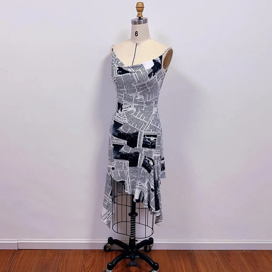 Carrie Bradshaw Newspaper Dress inspired Outfits