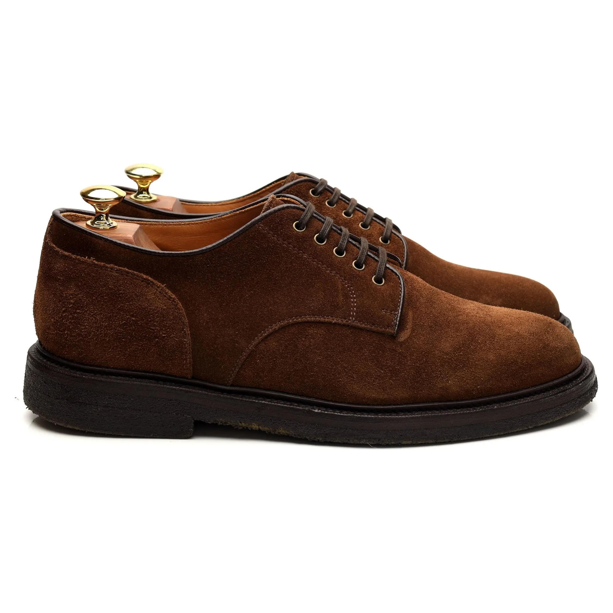 'Cartee' Brown Suede Derby UK 8 EU 42