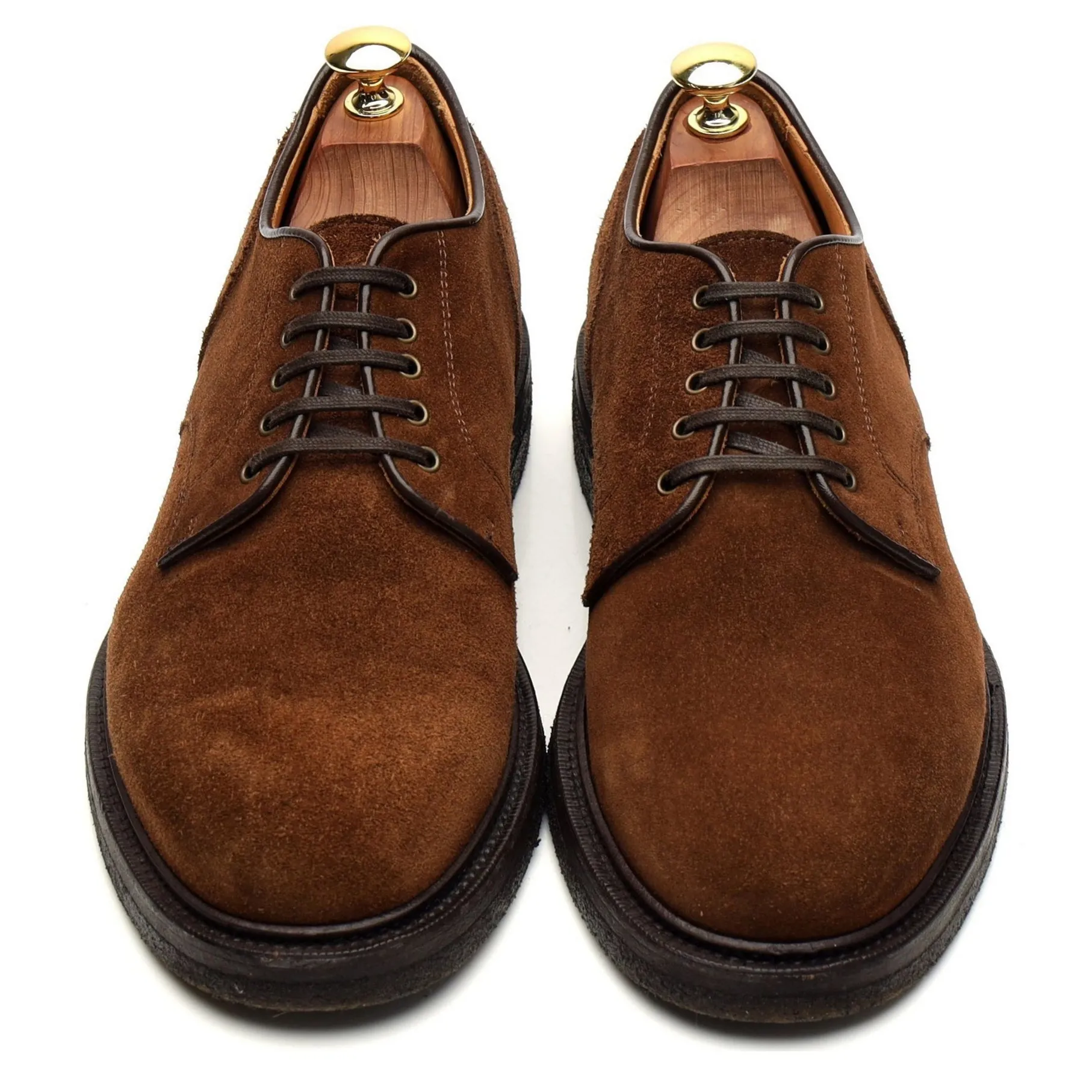 'Cartee' Brown Suede Derby UK 8 EU 42