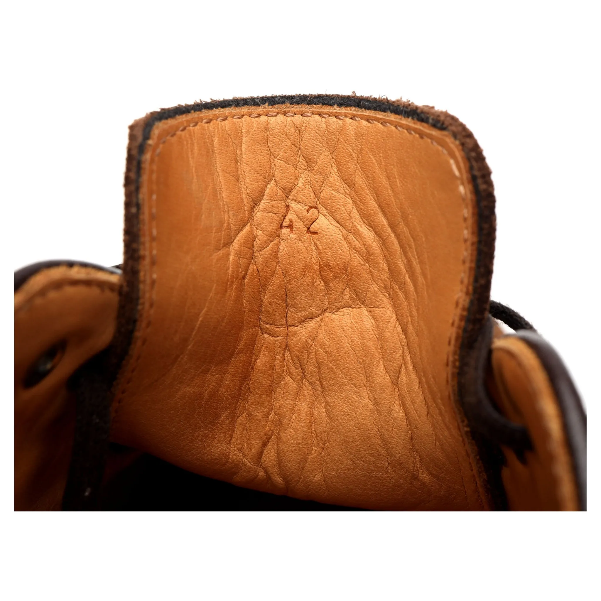 'Cartee' Brown Suede Derby UK 8 EU 42