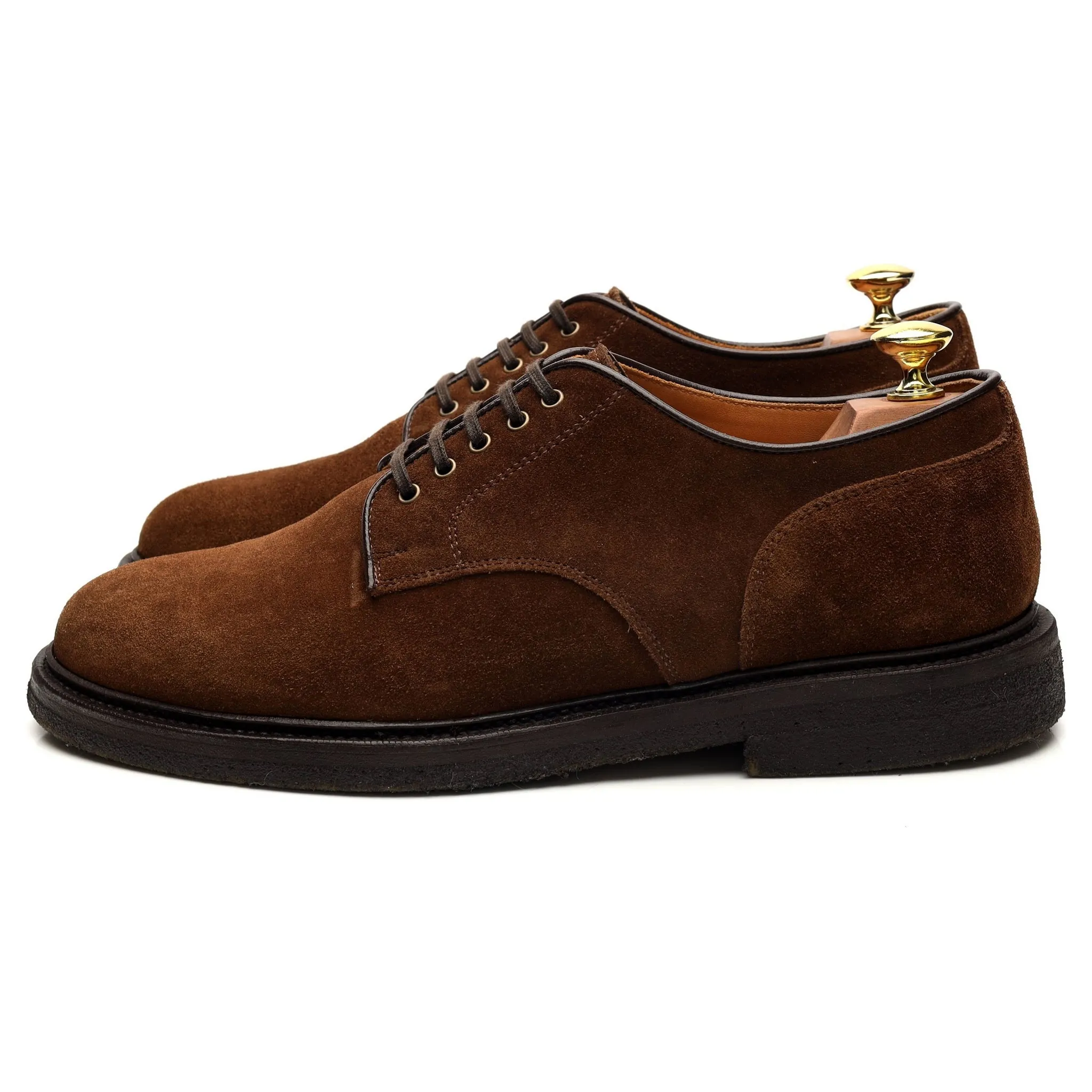 'Cartee' Brown Suede Derby UK 8 EU 42