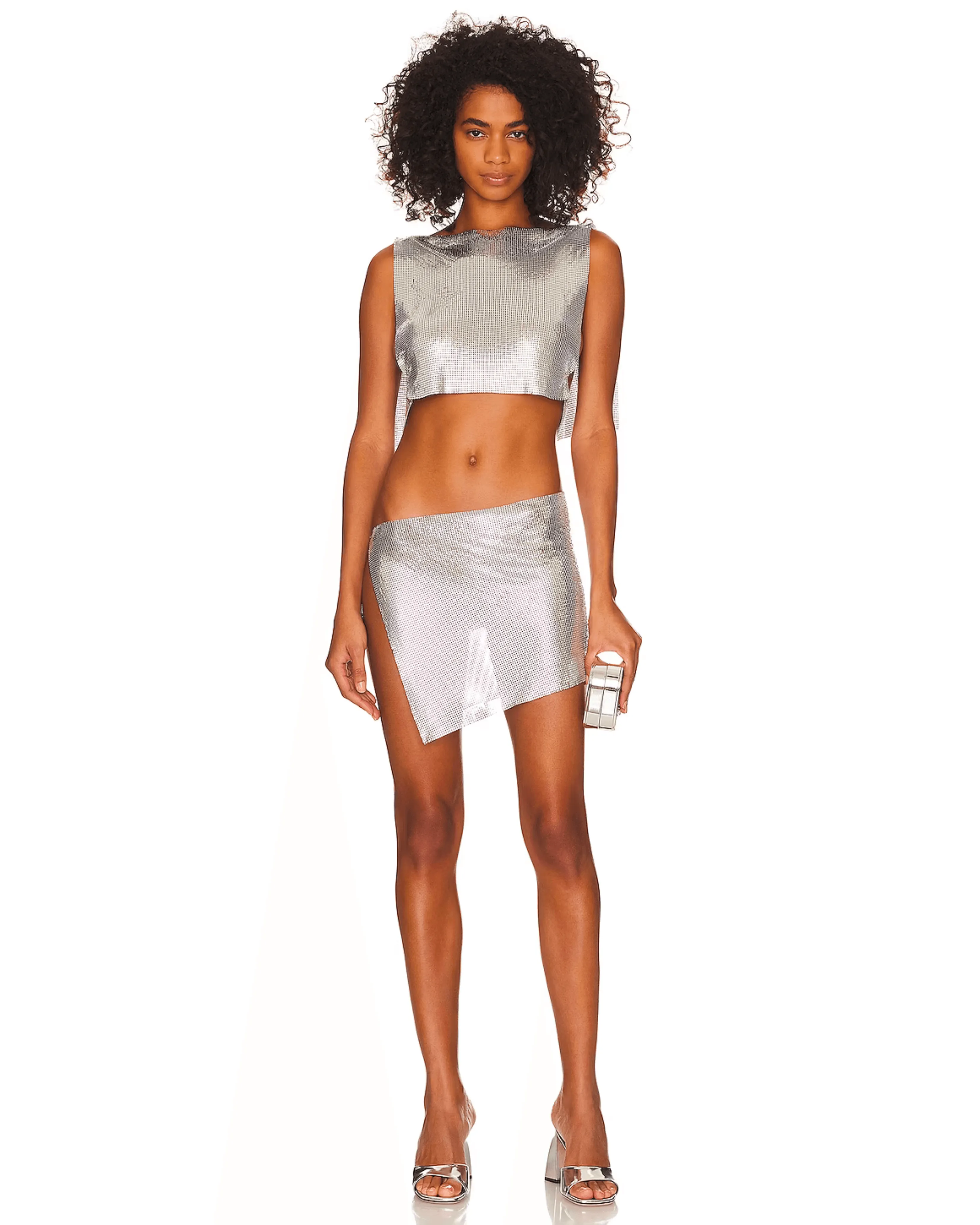 CHAINMAIL TOP & SKIRT SET