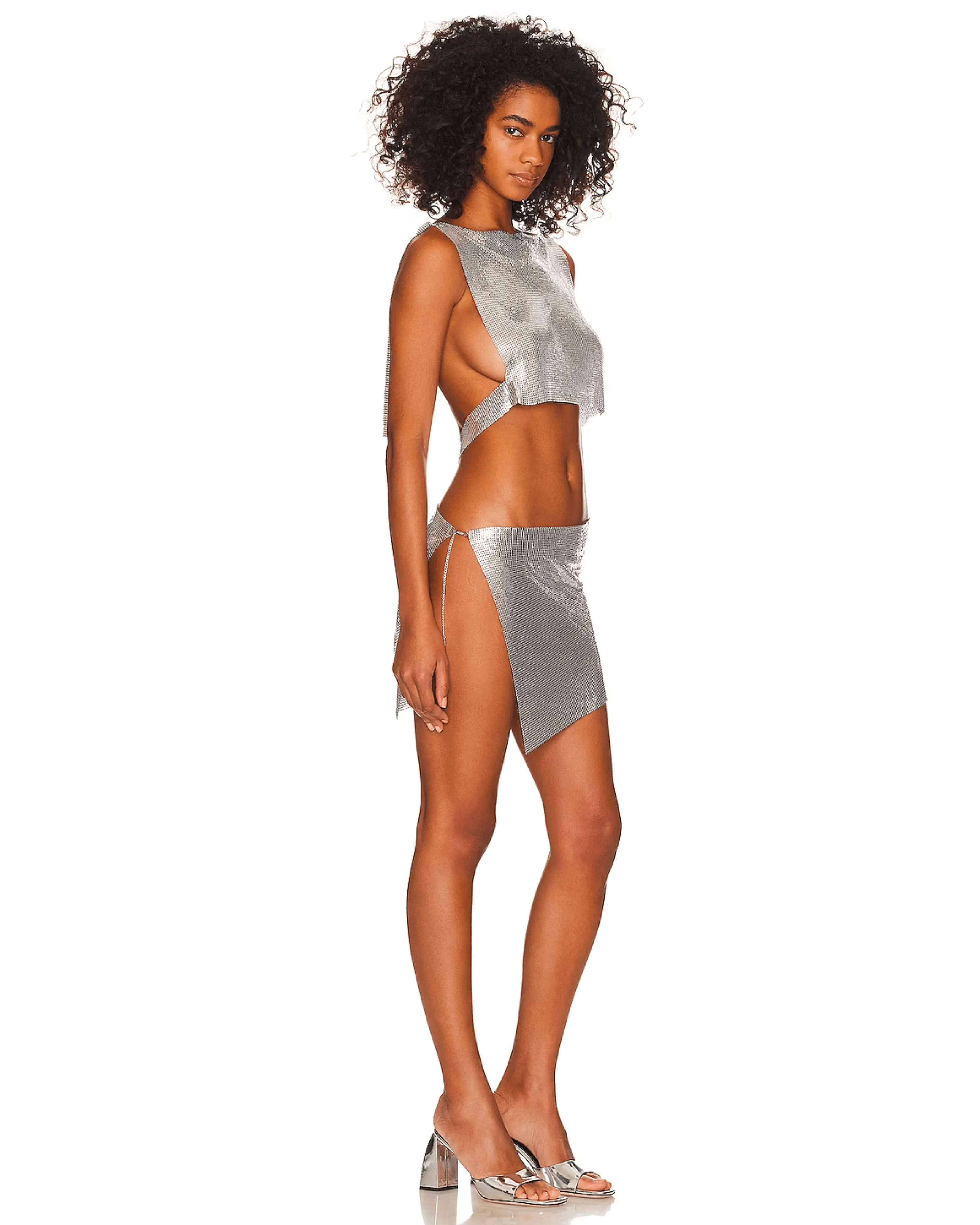CHAINMAIL TOP & SKIRT SET