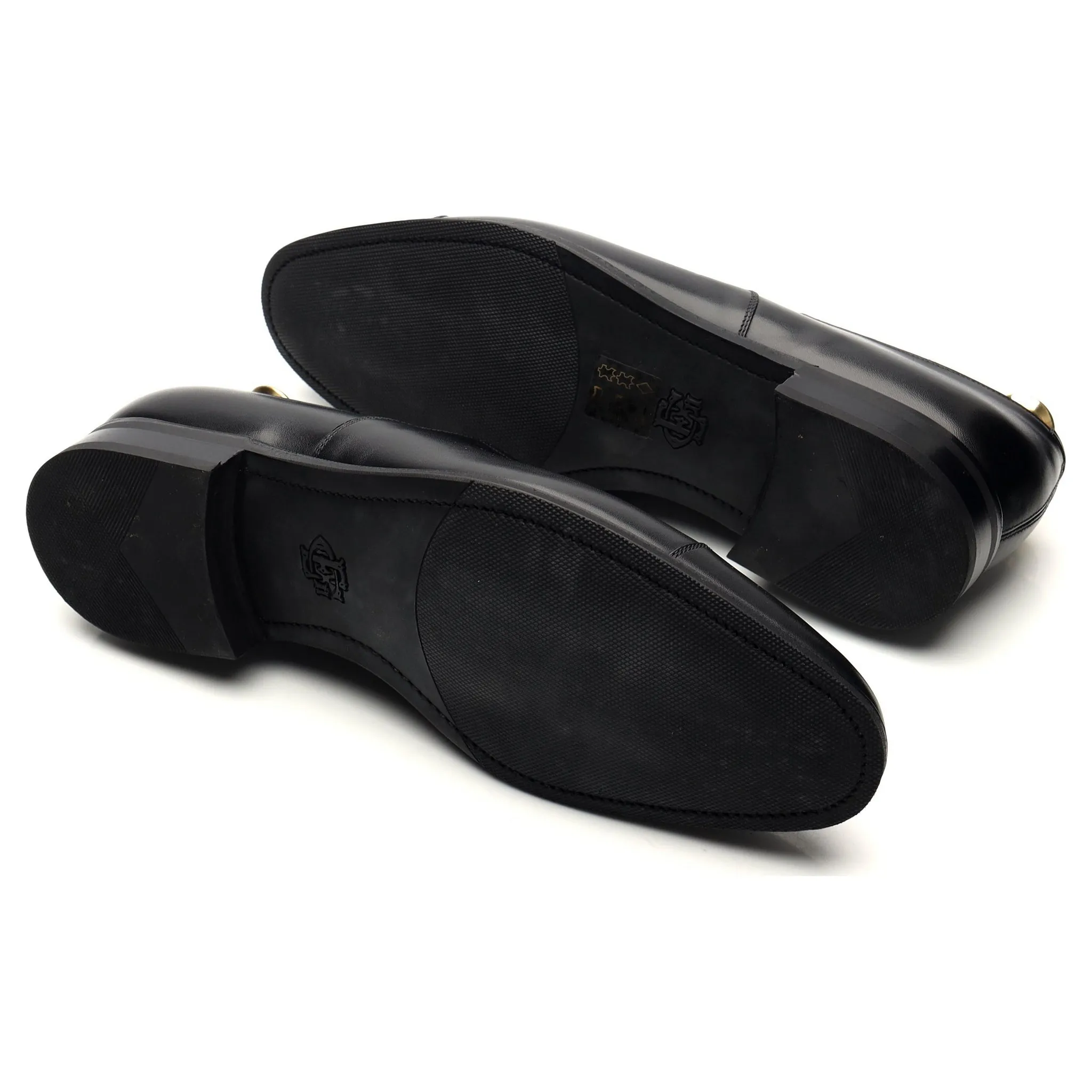 'Chelsea' Black Leather Oxford UK 8.5 E