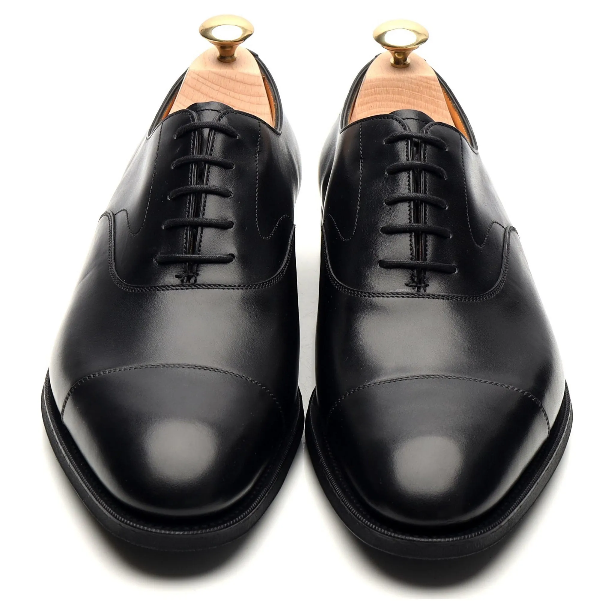 'Chelsea' Black Leather Oxford UK 8.5 E