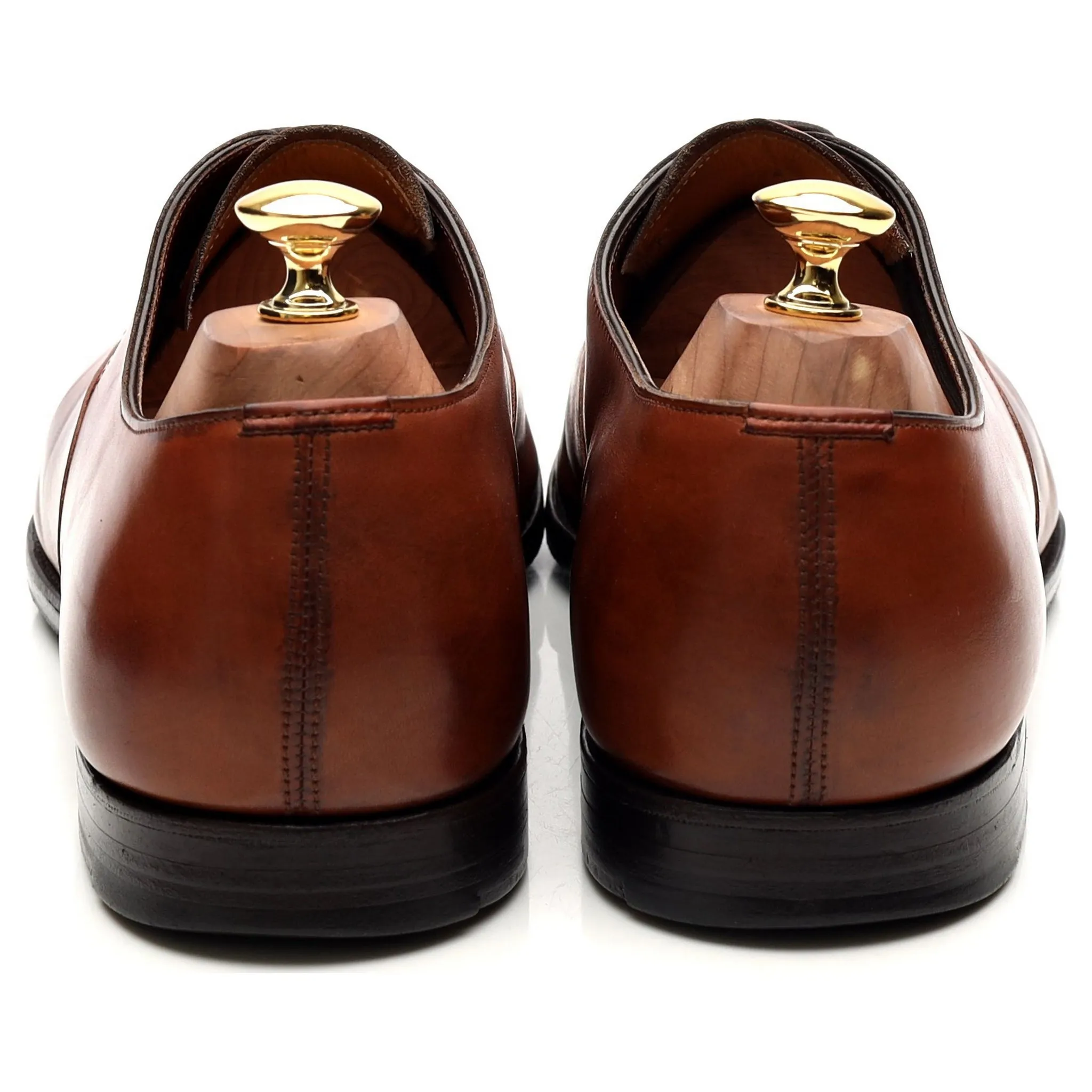 'Chelsea' Tan Brown Leather Oxford UK 10.5 D