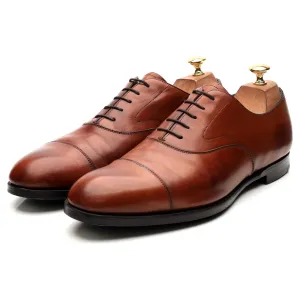 'Chelsea' Tan Brown Leather Oxford UK 10.5 D