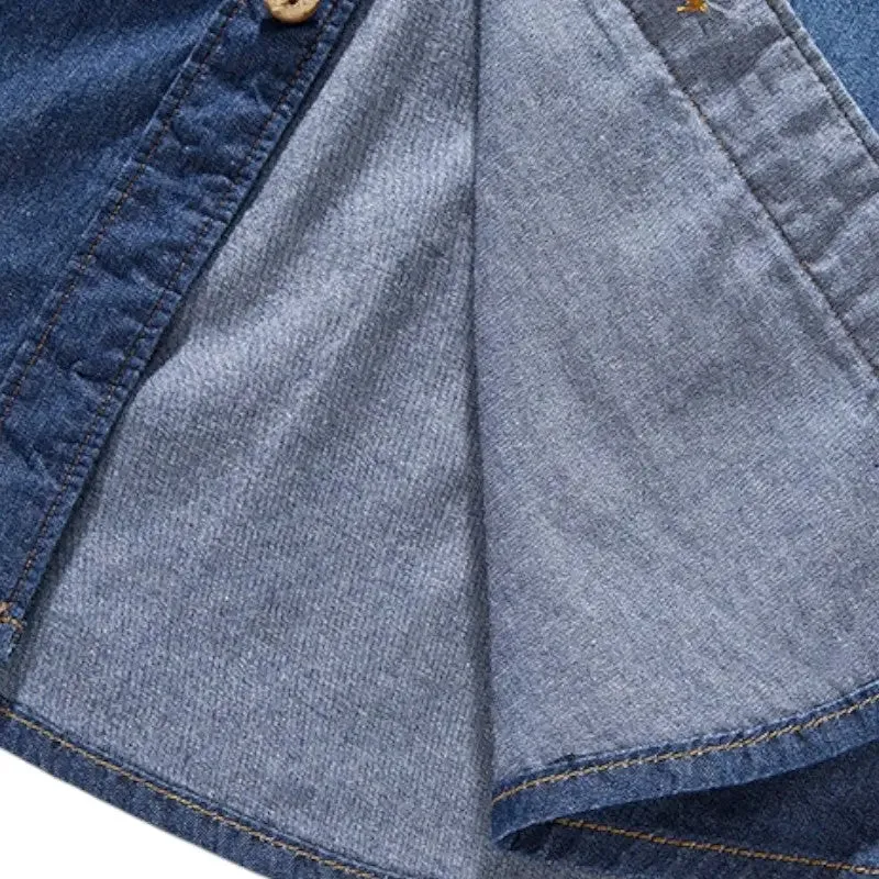 Chemise bleue militaire