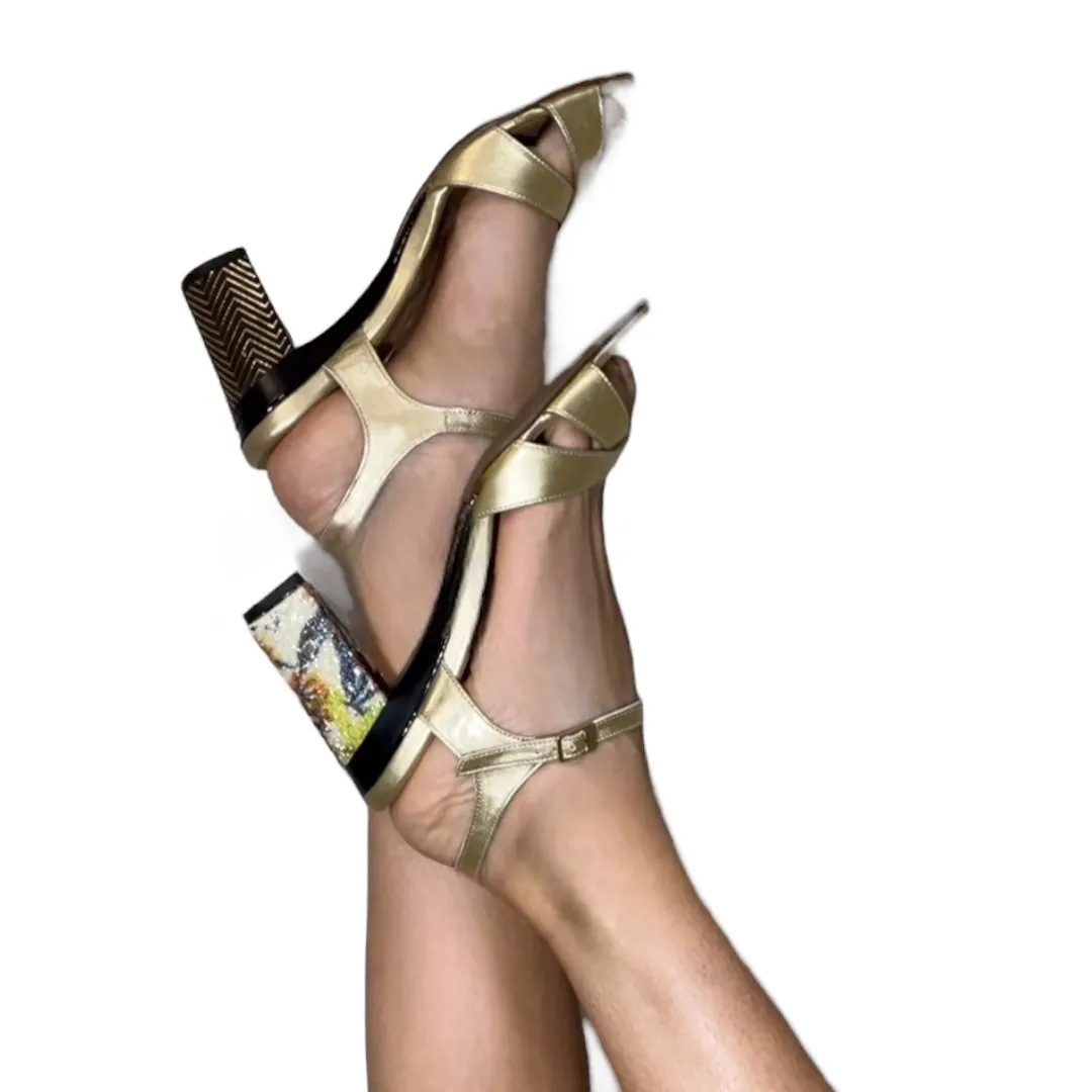 Christelle Gold Sandal