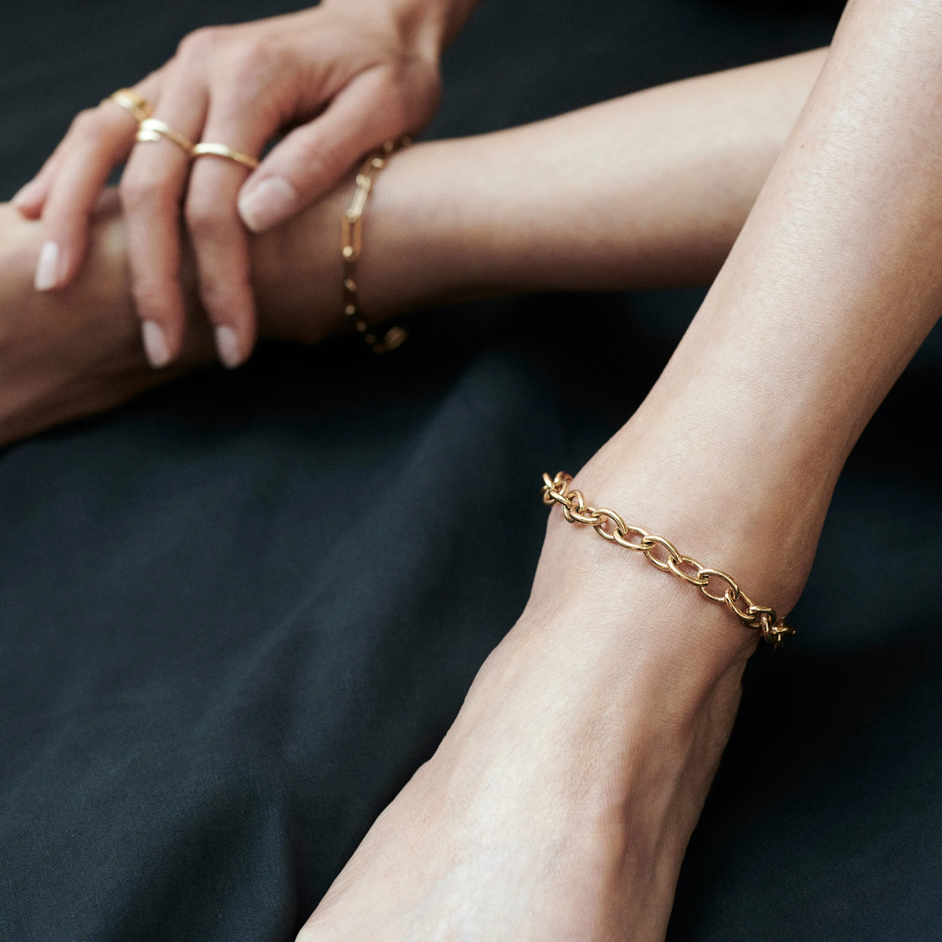 Chunky Chain Anklet - 14K Gold Filled