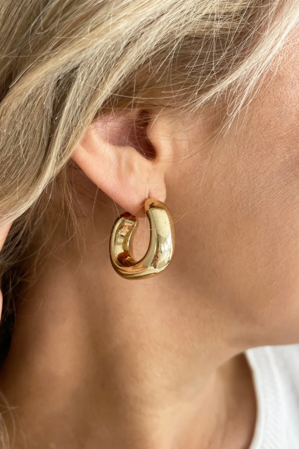 Chunky Hoop Earrings