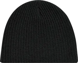 Chunky Waffle Knit Board Toque Black
