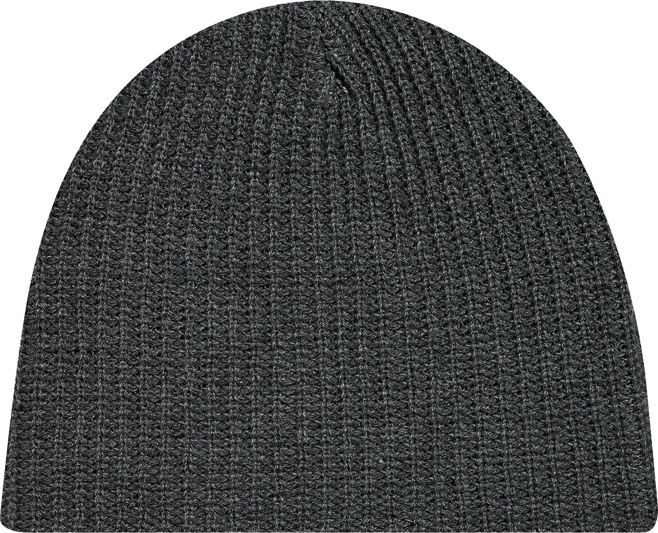 Chunky Waffle Knit Board Toque Dark Grey
