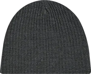 Chunky Waffle Knit Board Toque Dark Grey