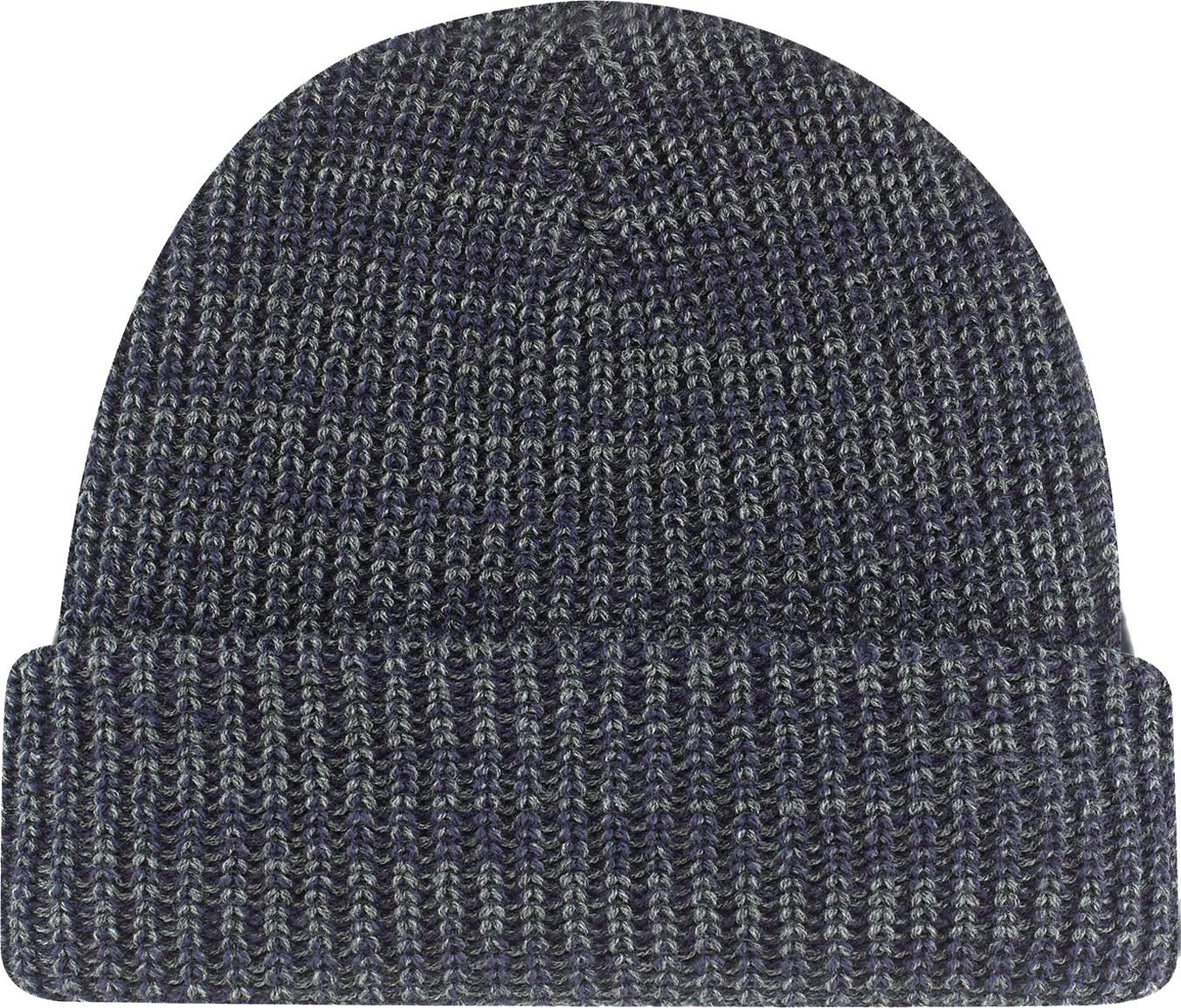 Chunky Waffle Knit Cuffed Toque Navy Heather
