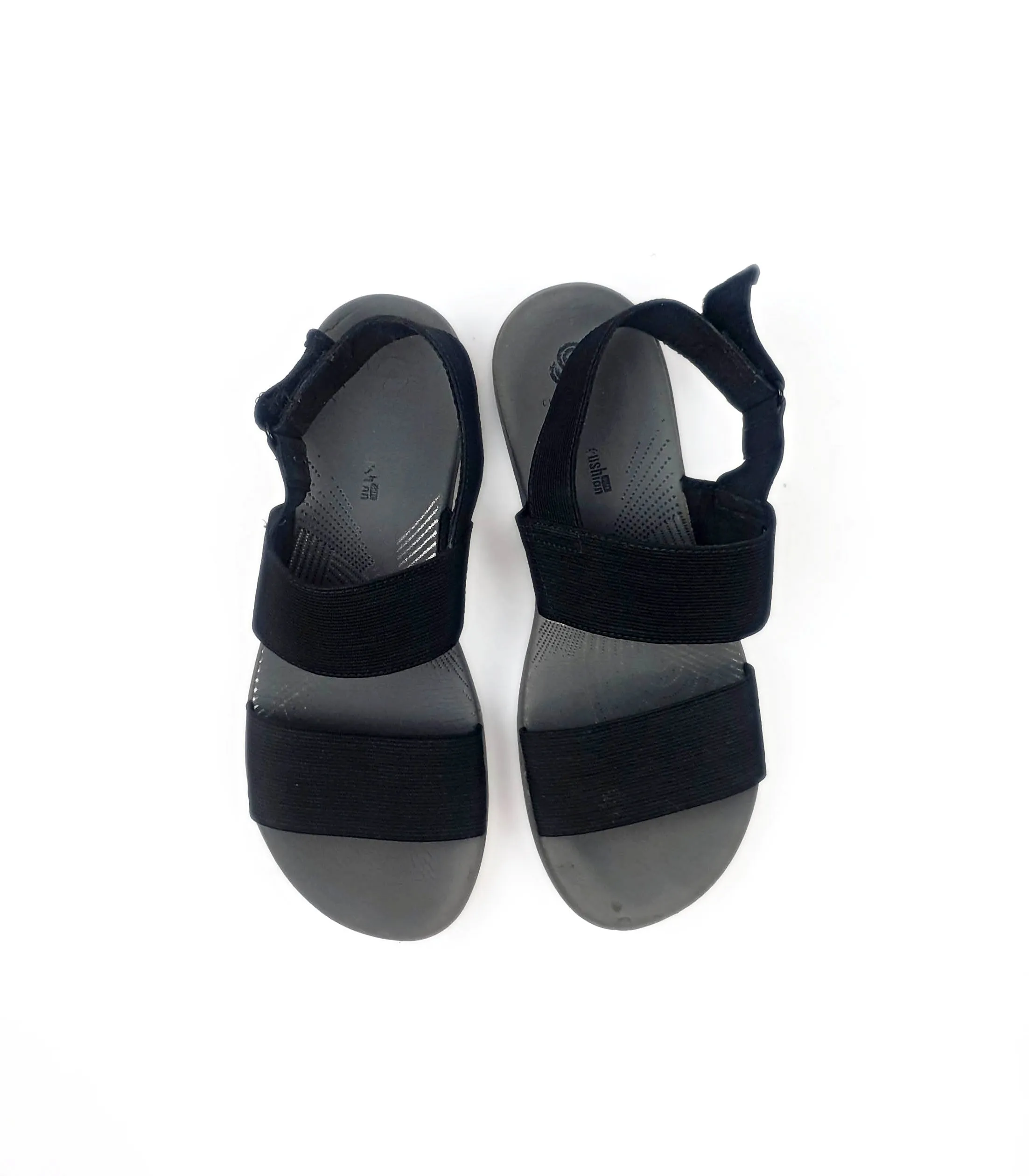 Clarks black shoes size 7.38