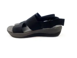 Clarks black shoes size 7.38
