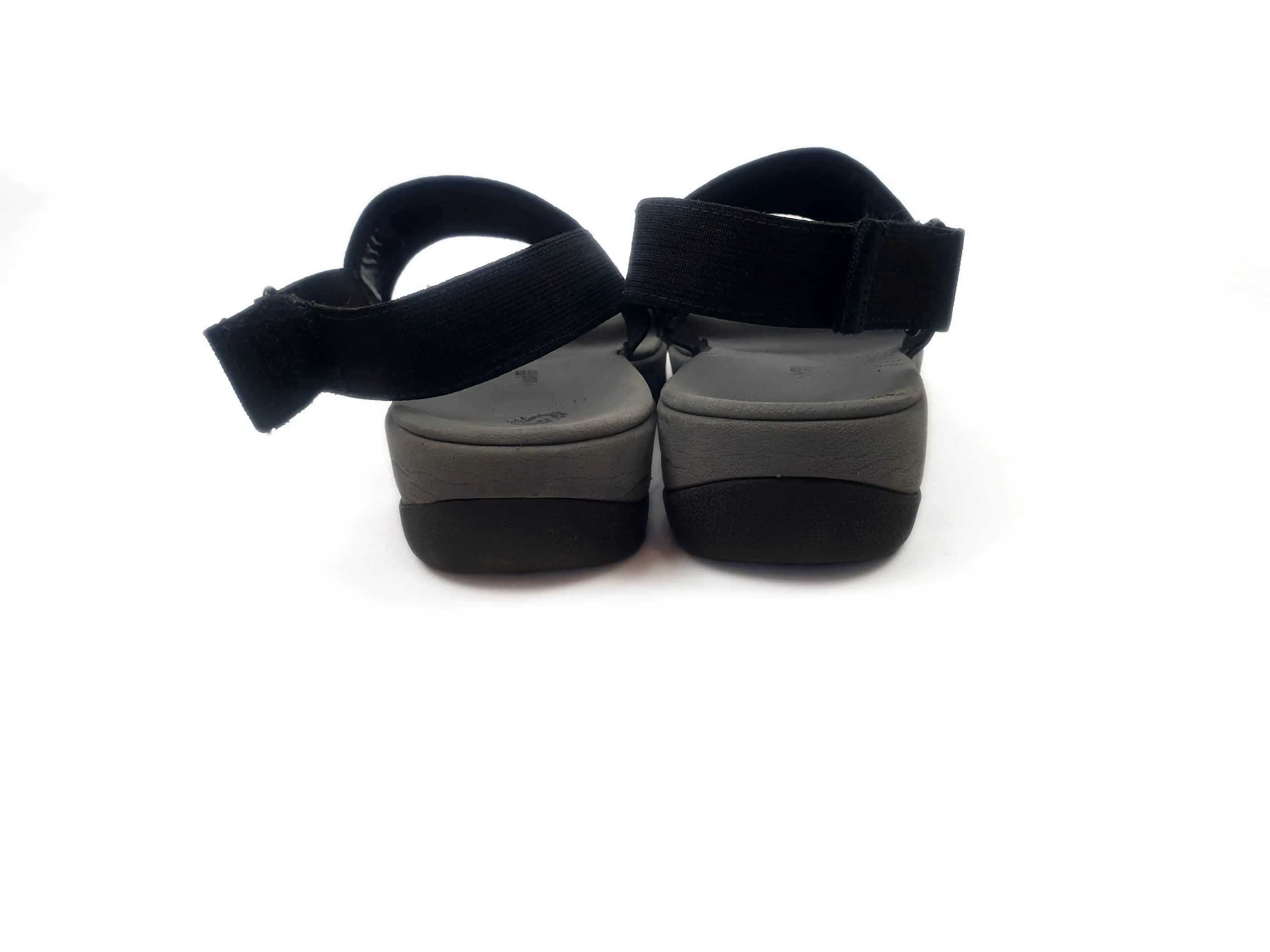 Clarks black shoes size 7.38