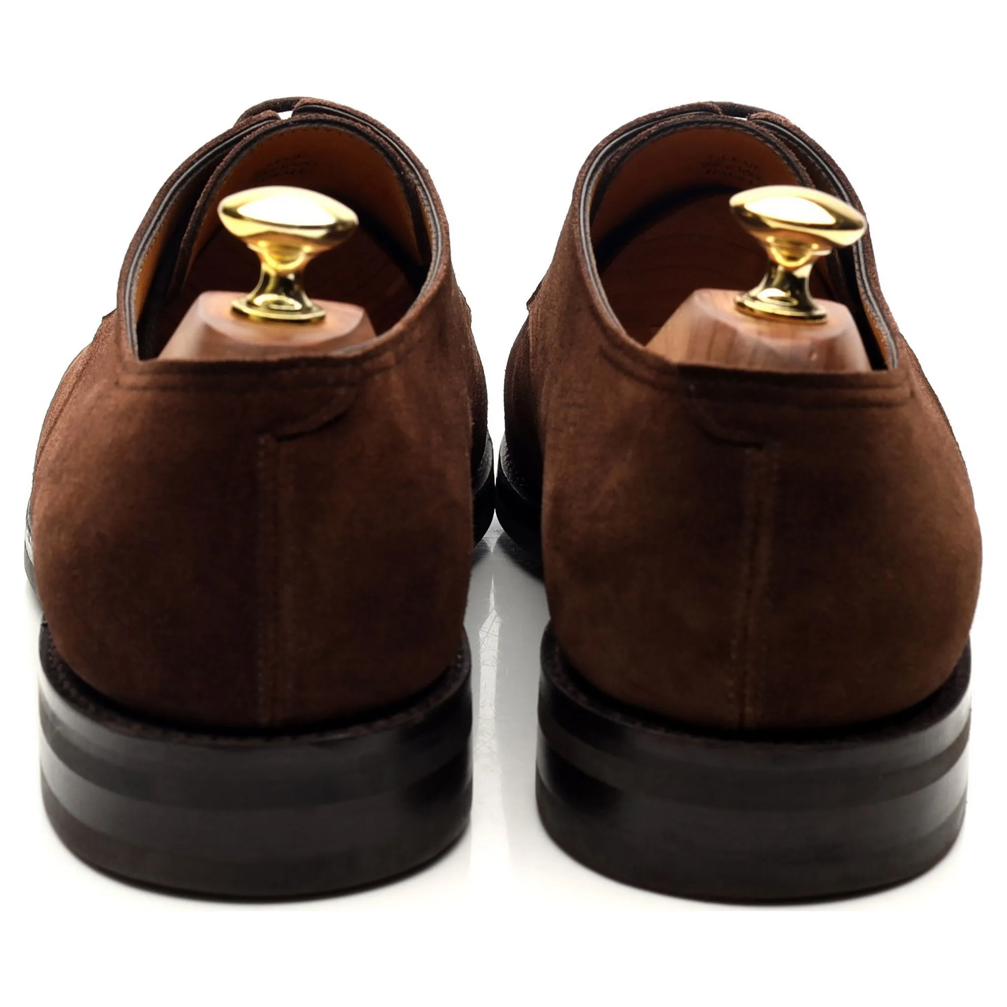 'Cleve' Dark Brown Suede Derby UK 8.5 E