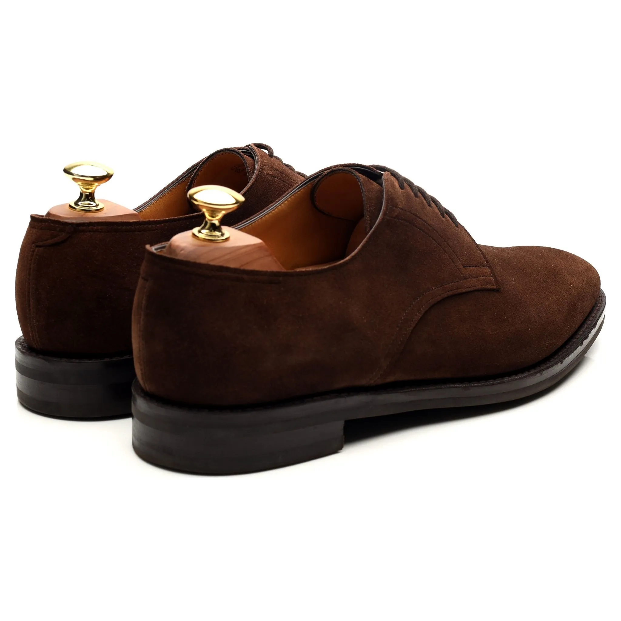 'Cleve' Dark Brown Suede Derby UK 8.5 E