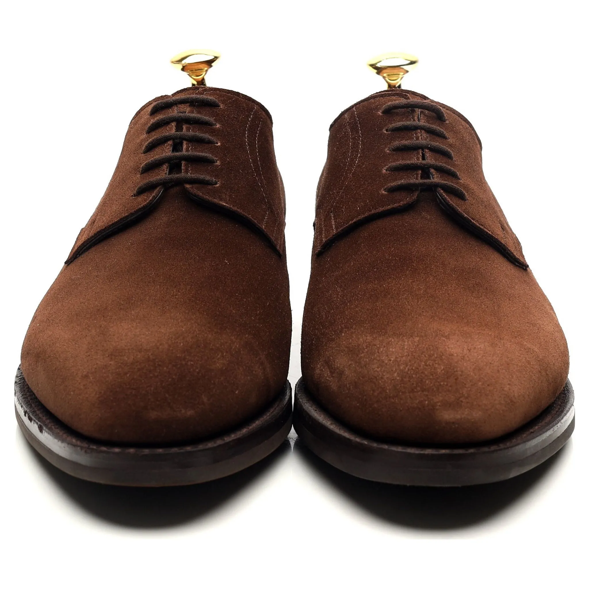 'Cleve' Dark Brown Suede Derby UK 8.5 E