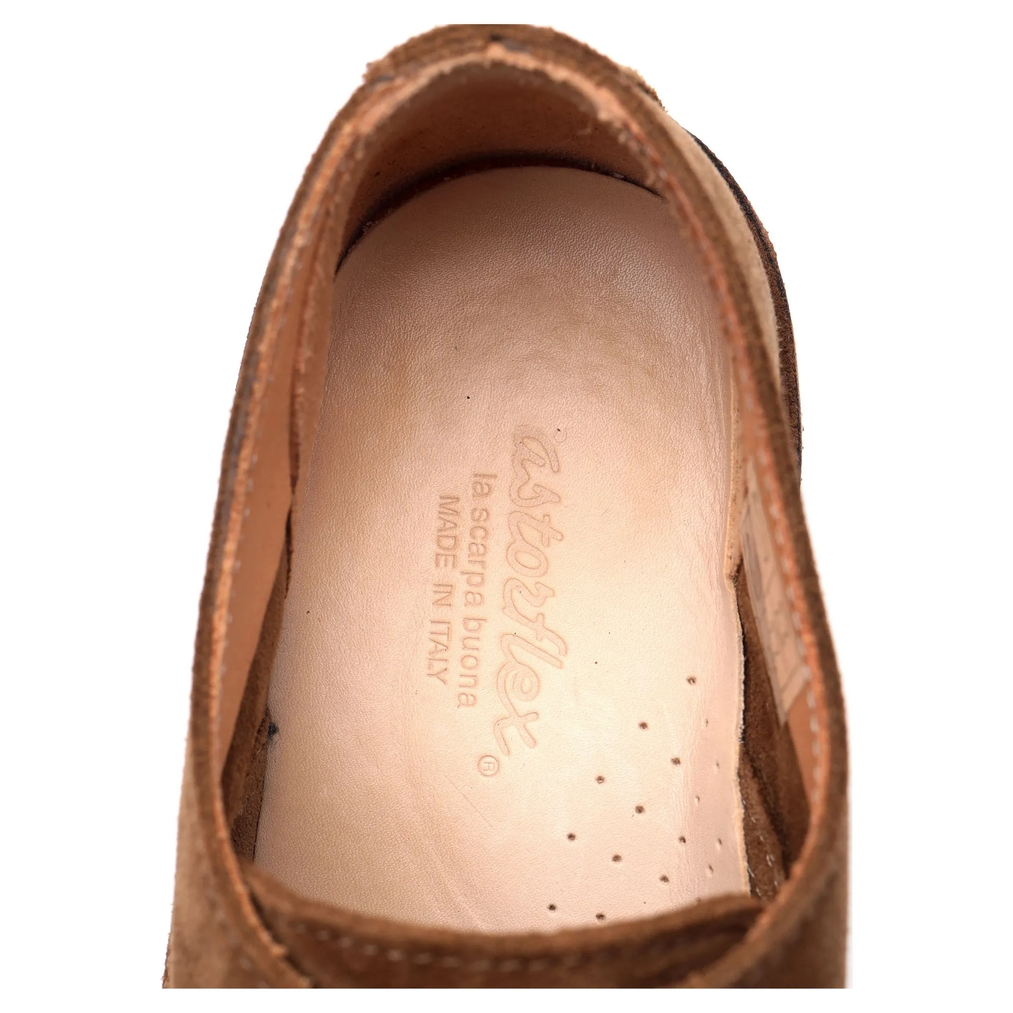 'Coastflex' Light Brown Suede Derby UK 7 EU 41