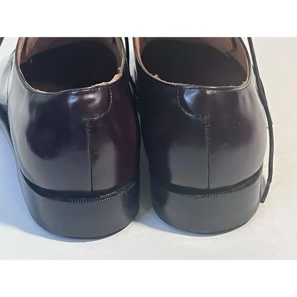Cole Haan Oxfords‎  Mens Shoes 8.5 D  Leather Burgundy Cap Toe Worn 1 Time