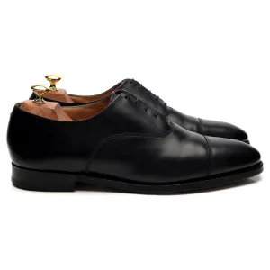 'Connaught' Black Leather Oxford UK 10 E